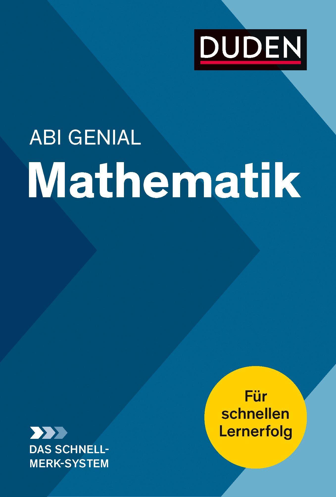 Vorderes Coverbild Abi genial Mathematik: Das Schnell-Merk-System