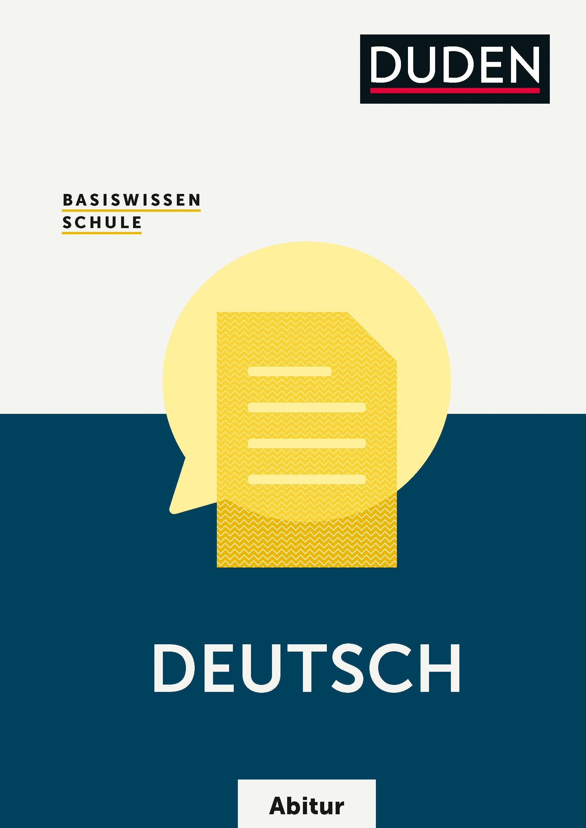 Vorderes Coverbild Basiswissen Schule ? Deutsch Abitur