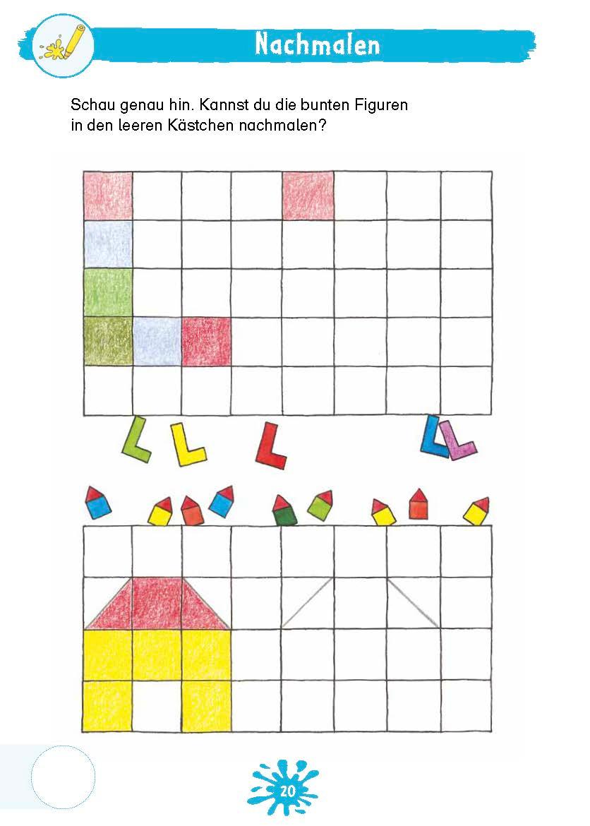 Beispielinhalt (Bild) Mein neues großes Vorschulbuch mit Rabe Linus