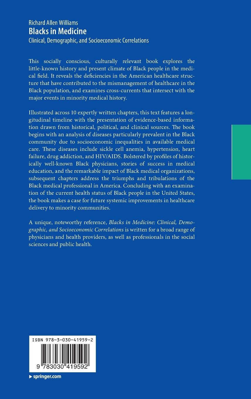 Rückseitencover Blacks in Medicine