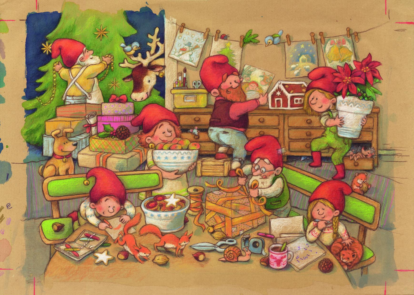Vorderes Coverbild Mein Malspaß Adventskalender