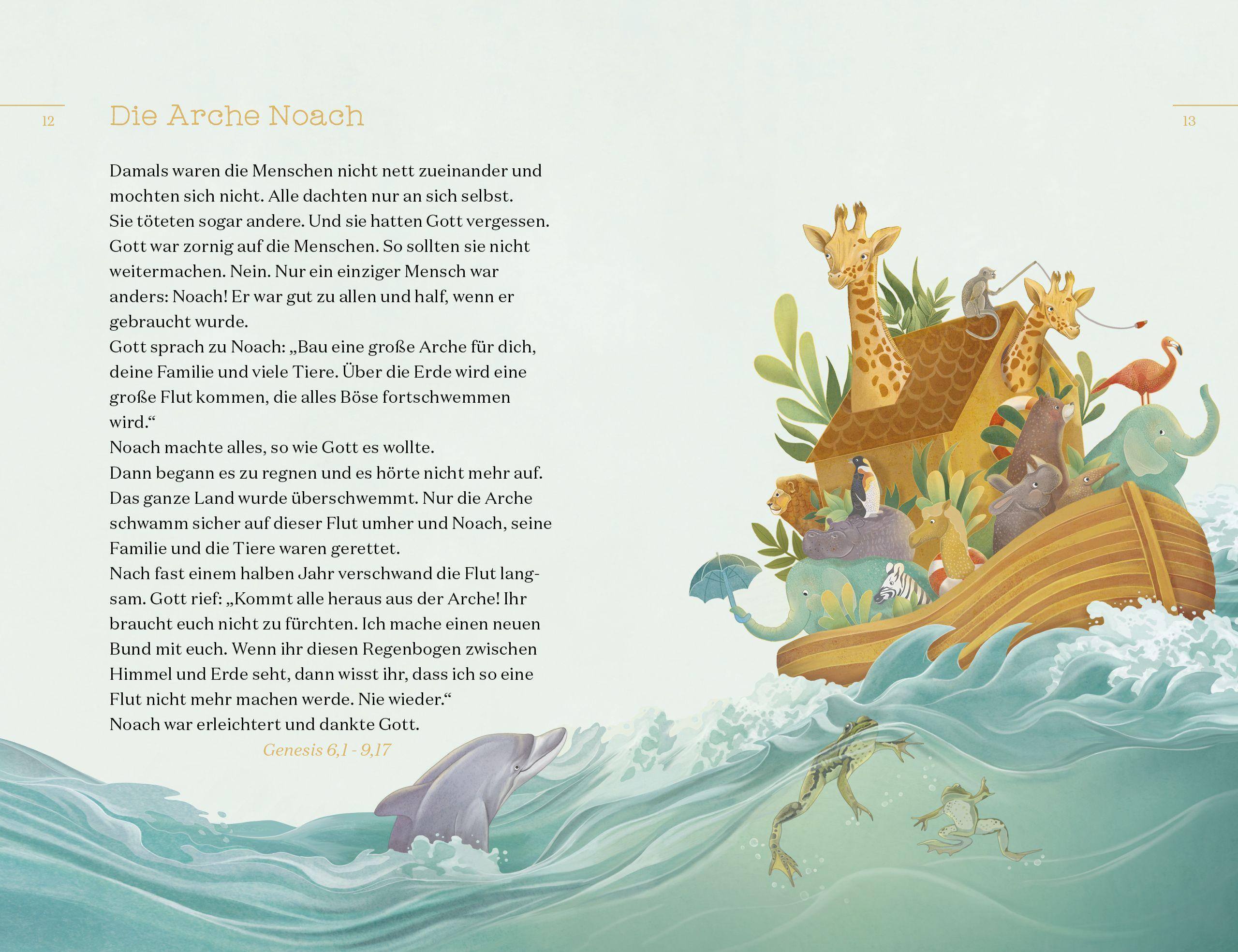 Beispielinhalt (Bild) Meine Taufbibel