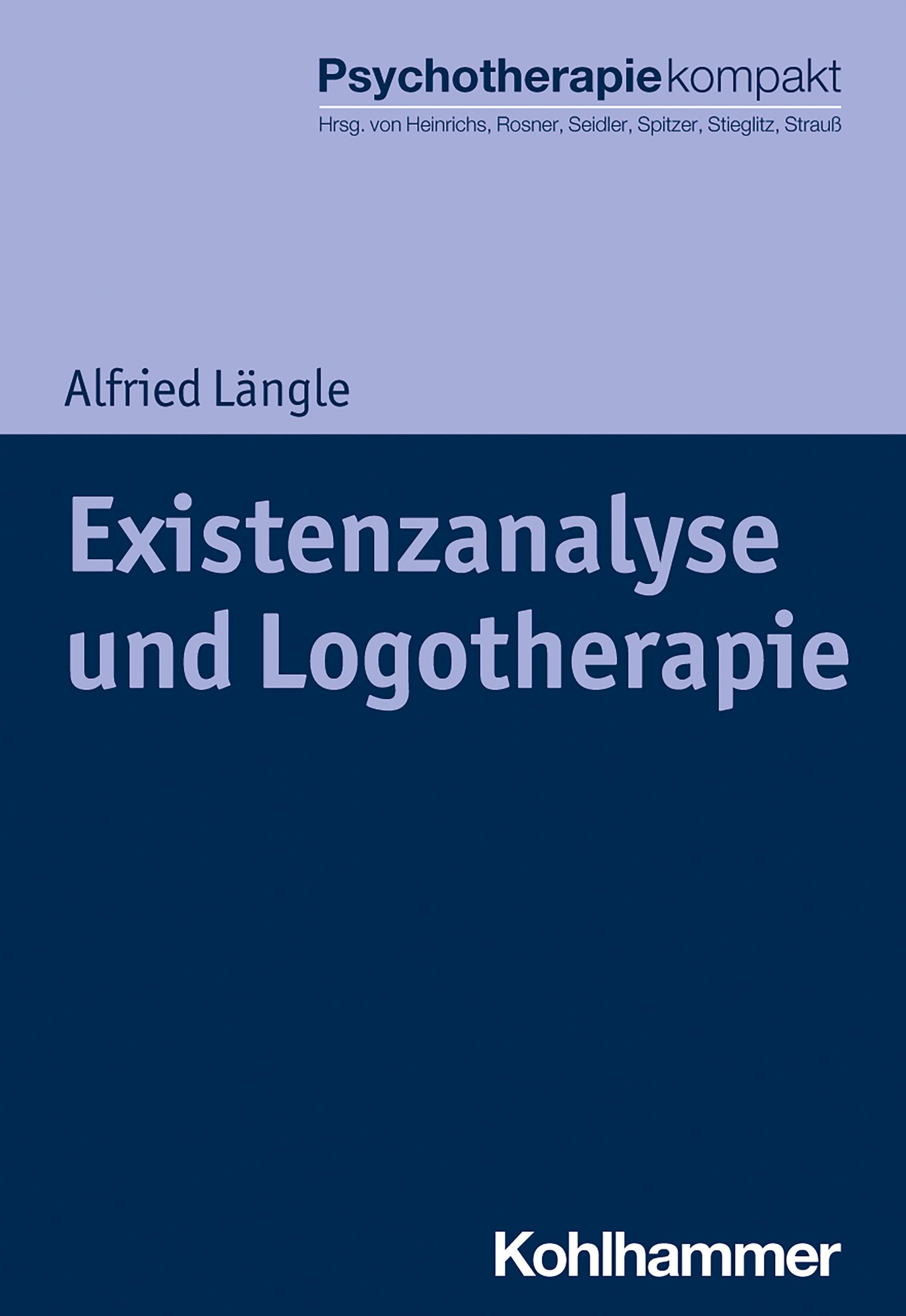 Vorderes Coverbild Existenzanalyse und Logotherapie