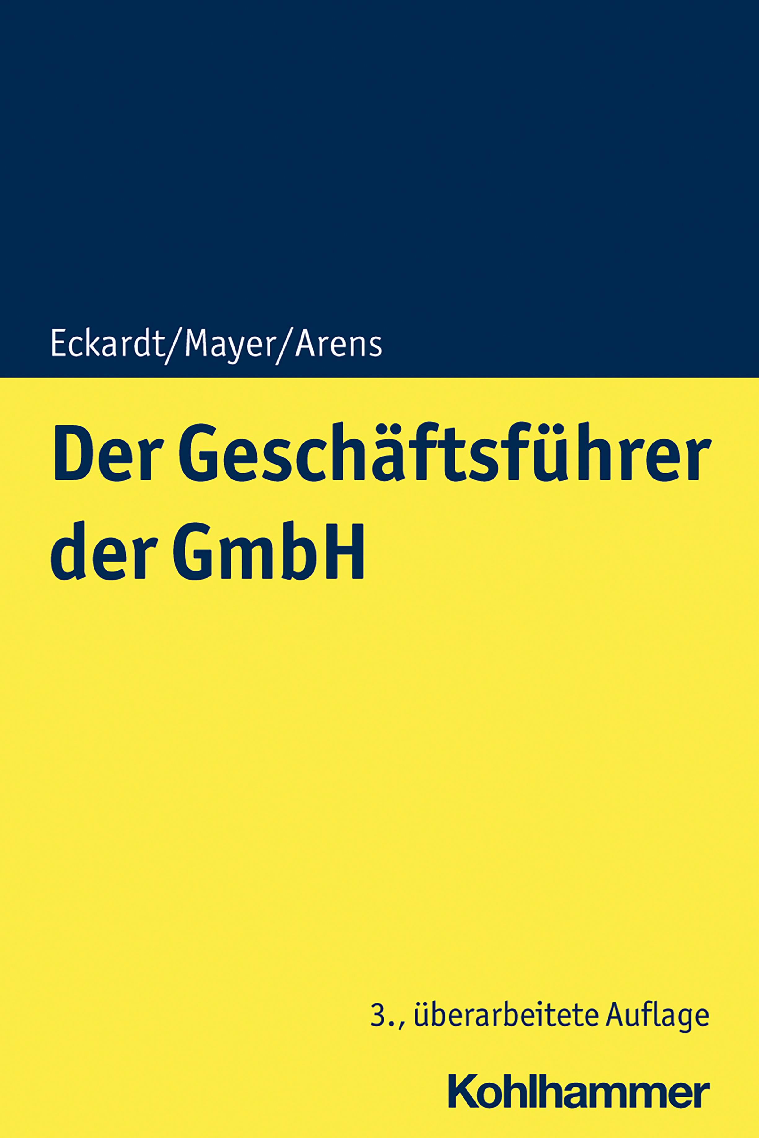Vorderes Coverbild Der Geschäftsführer der GmbH
