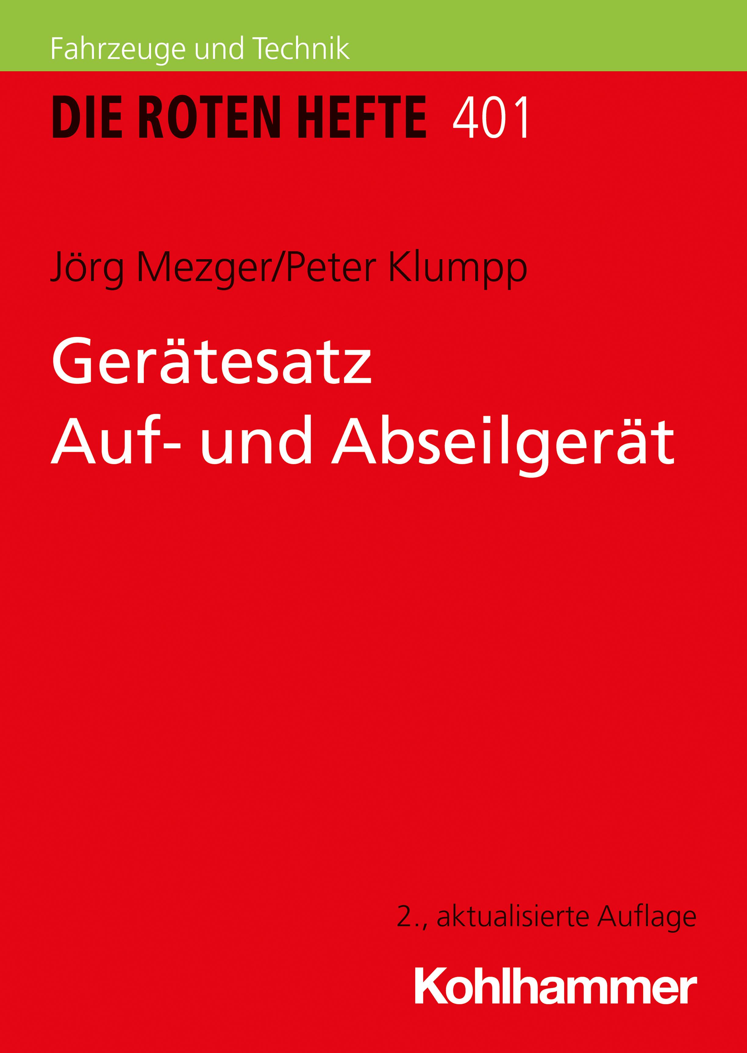 Vorderes Coverbild Gerätesatz Auf- und Abseilgerät