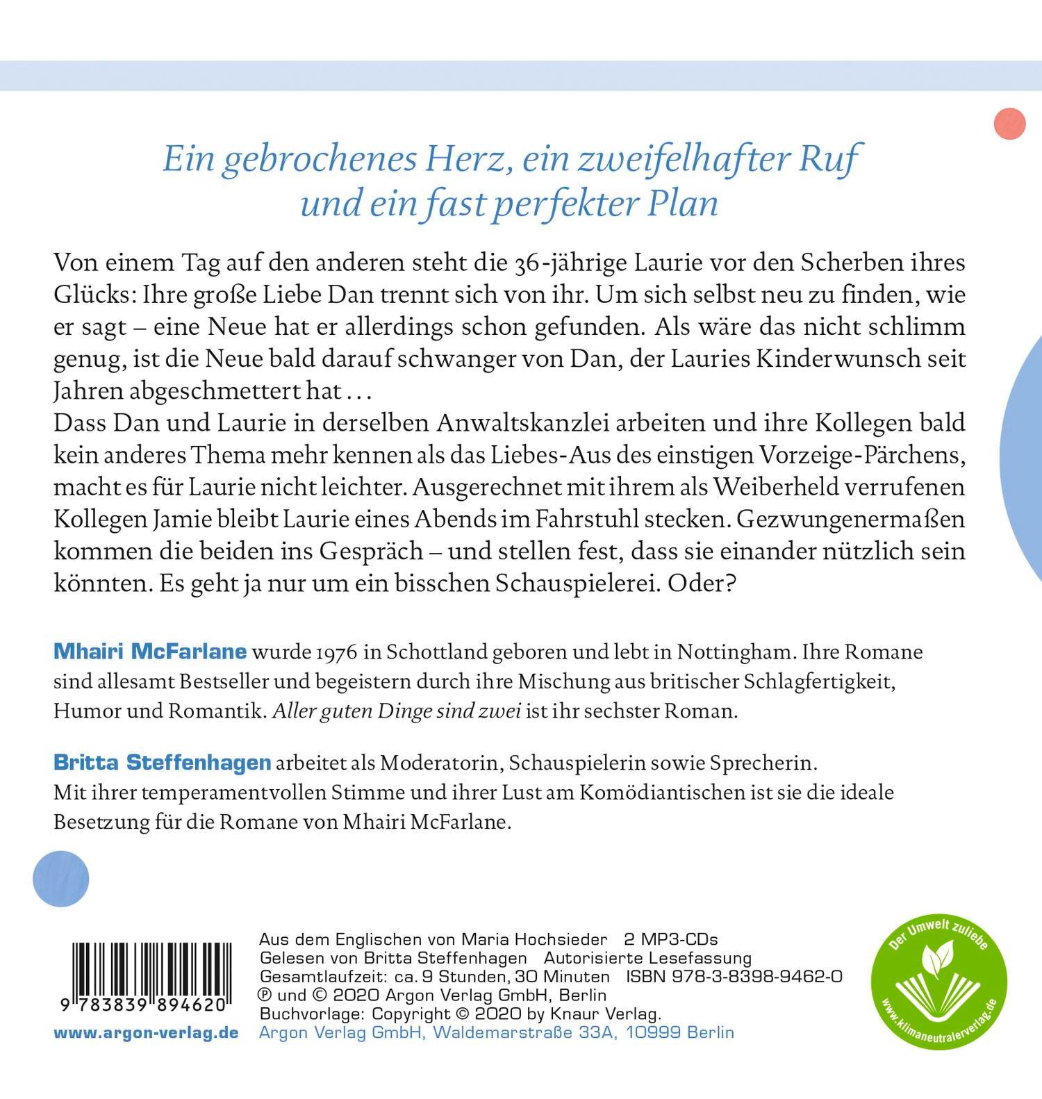Rückseitencover Aller guten Dinge sind zwei