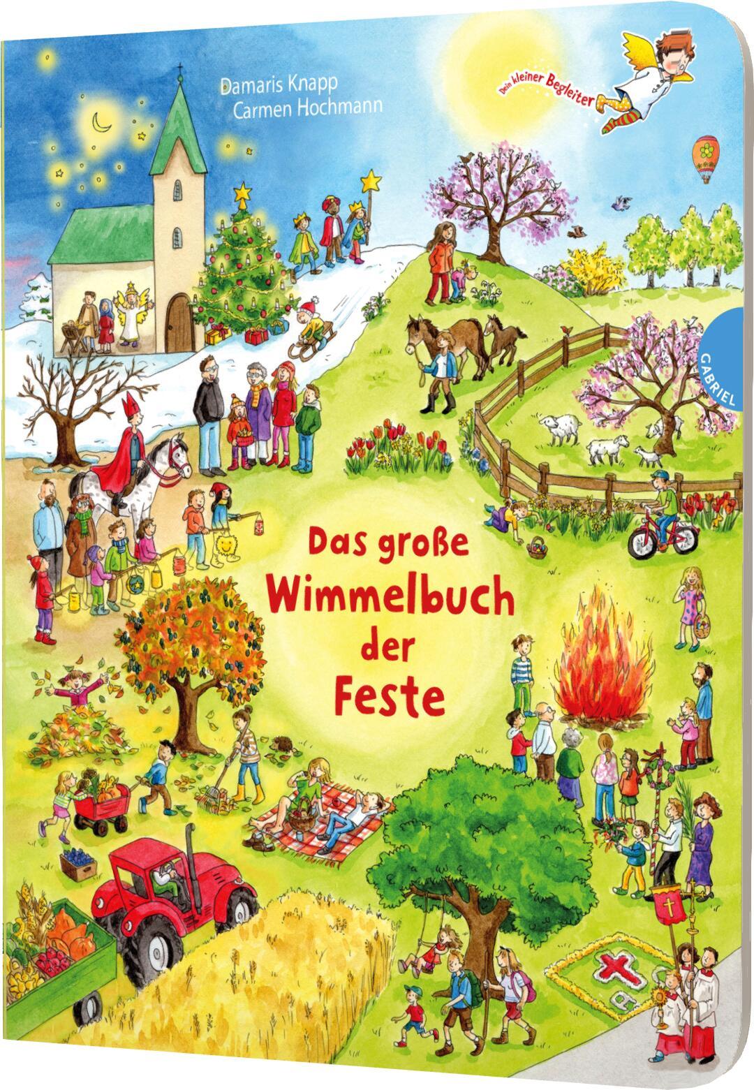 Vorderes Coverbild Dein kleiner Begleiter: Das große Wimmelbuch der Feste