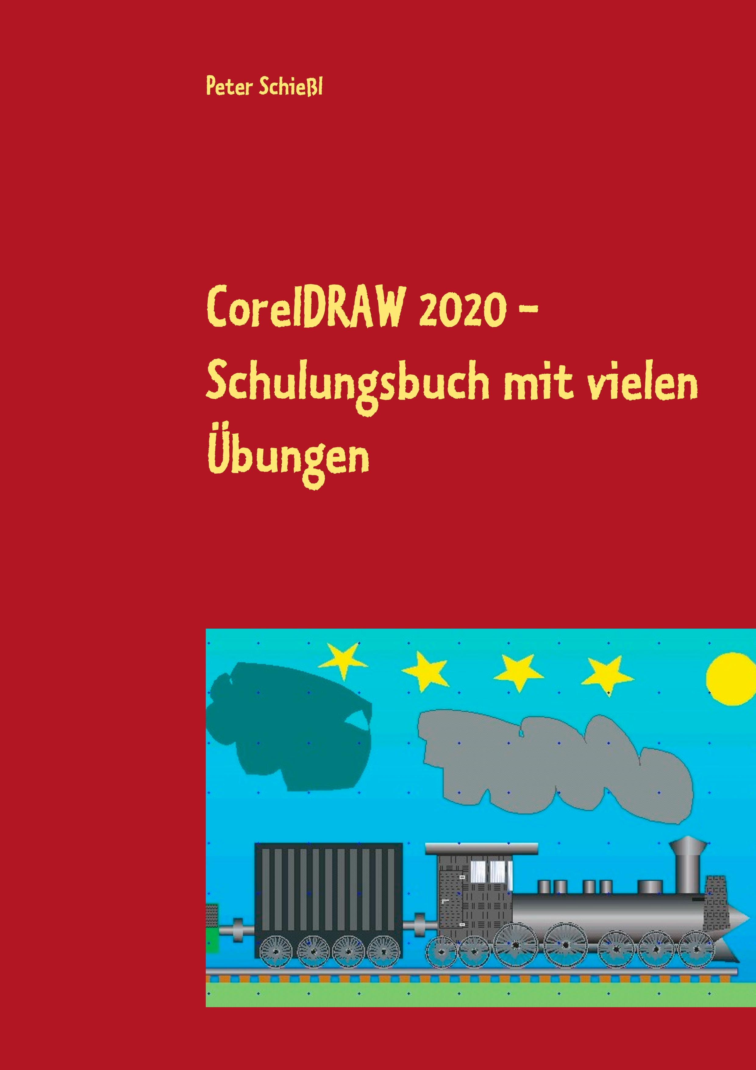 Vorderes Coverbild CorelDRAW 2020 - Schulungsbuch mit vielen Übungen