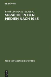 Vorderes Coverbild Sprache in den Medien nach 1945