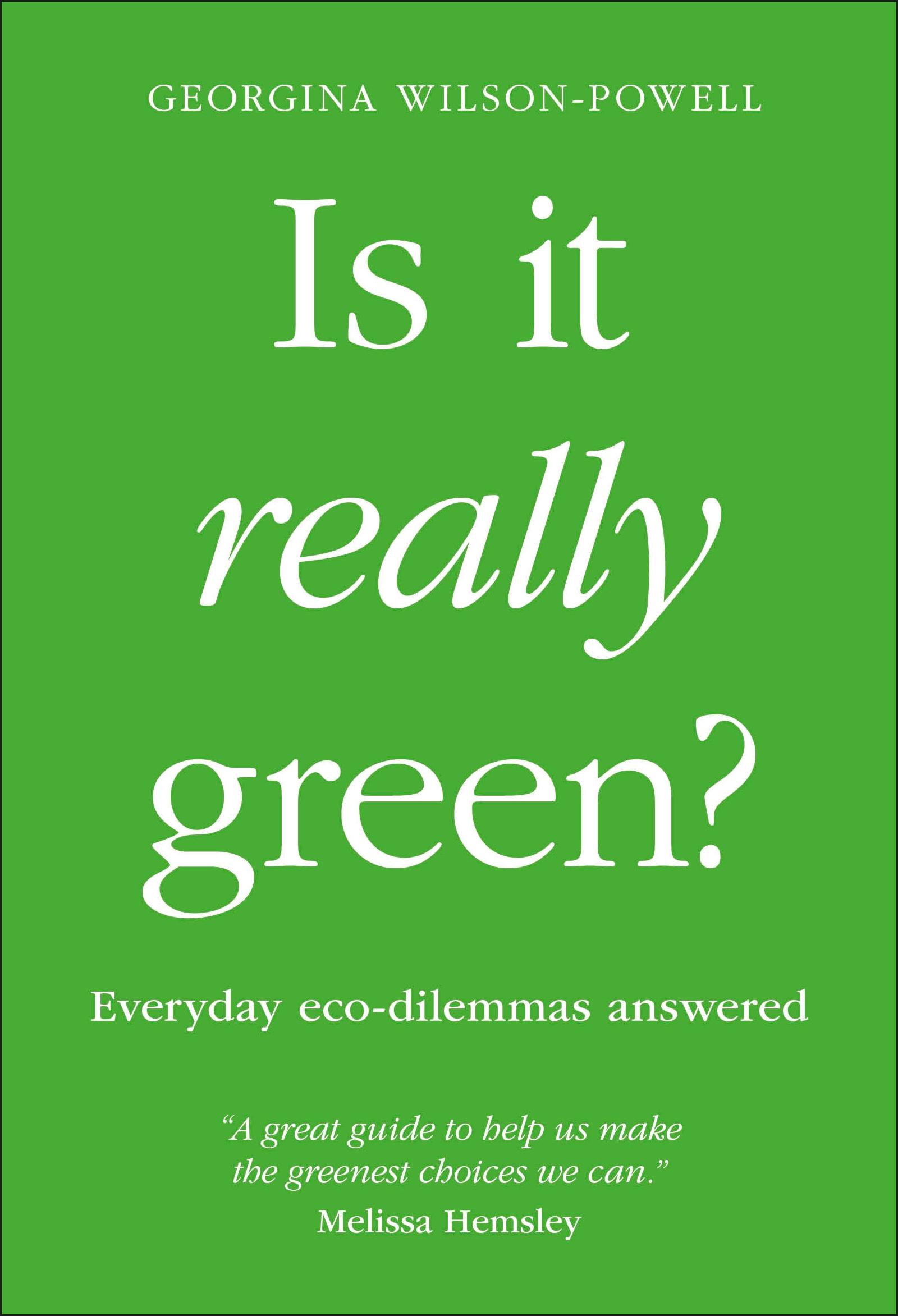 Vorderes Coverbild Is It Really Green?