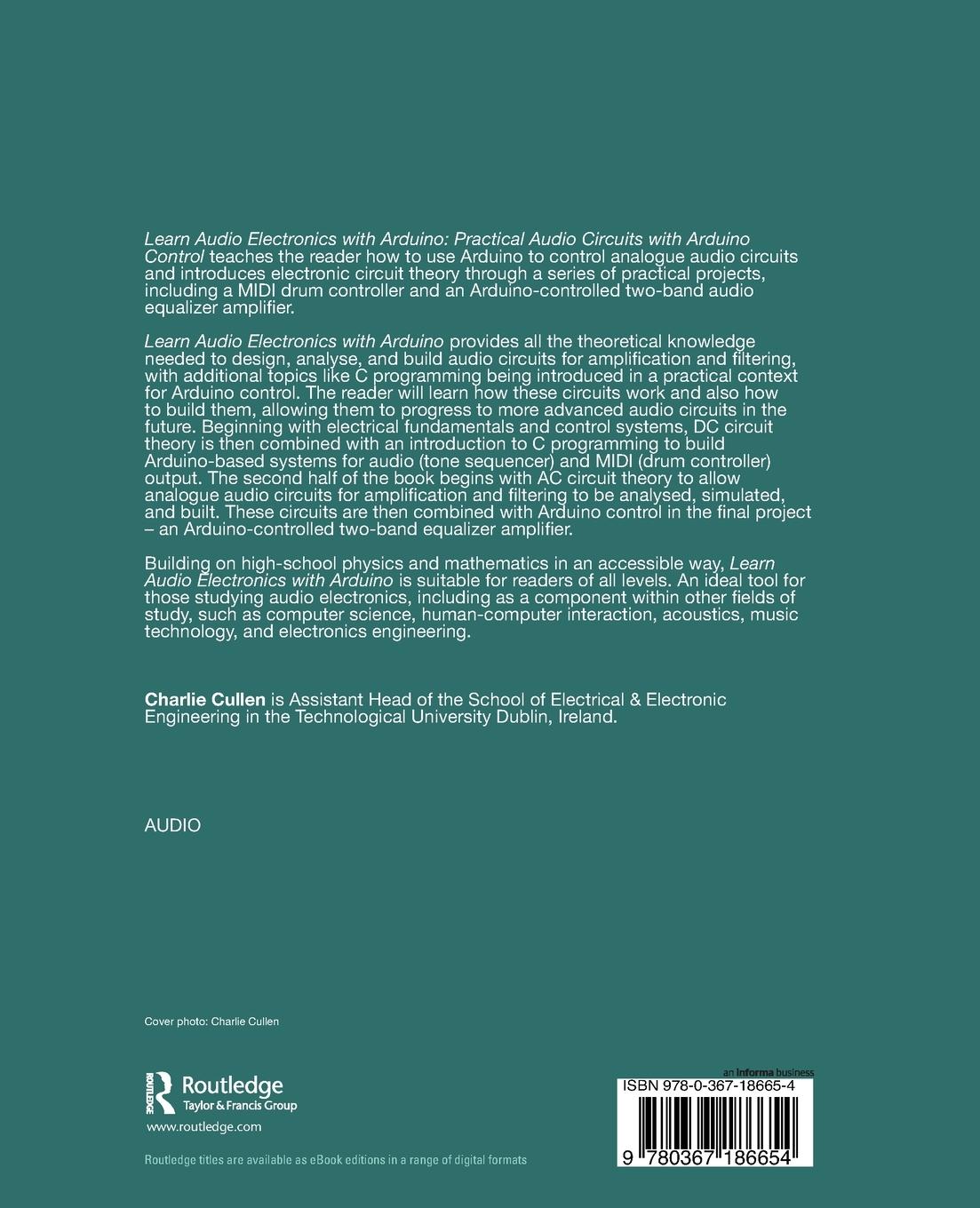 Rückseitencover Learn Audio Electronics with Arduino