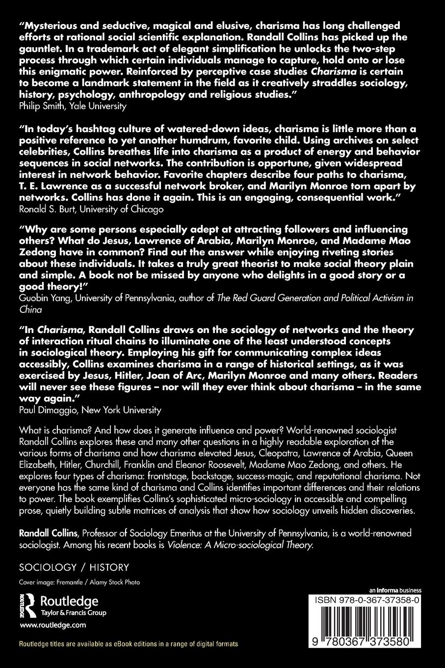 Rückseitencover Charisma