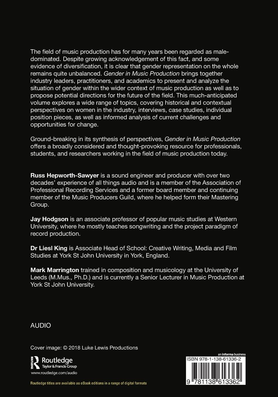 Rückseitencover Gender in Music Production