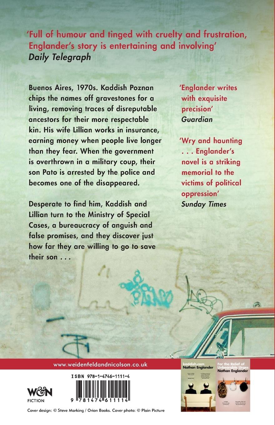 Rückseitencover The Ministry of Special Cases