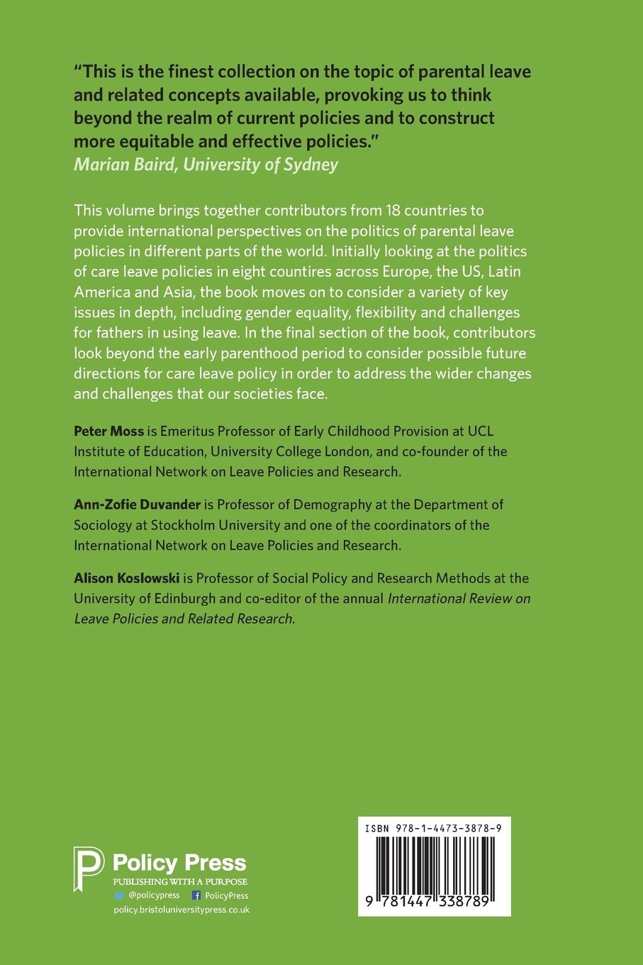 Rückseitencover Parental Leave and Beyond