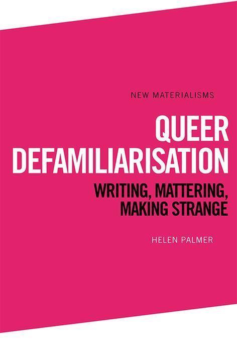 Vorderes Coverbild Queer Defamiliarisation