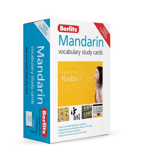Vorderes Coverbild Berlitz Vocabulary Study Cards Mandarin (Language Flash Cards)