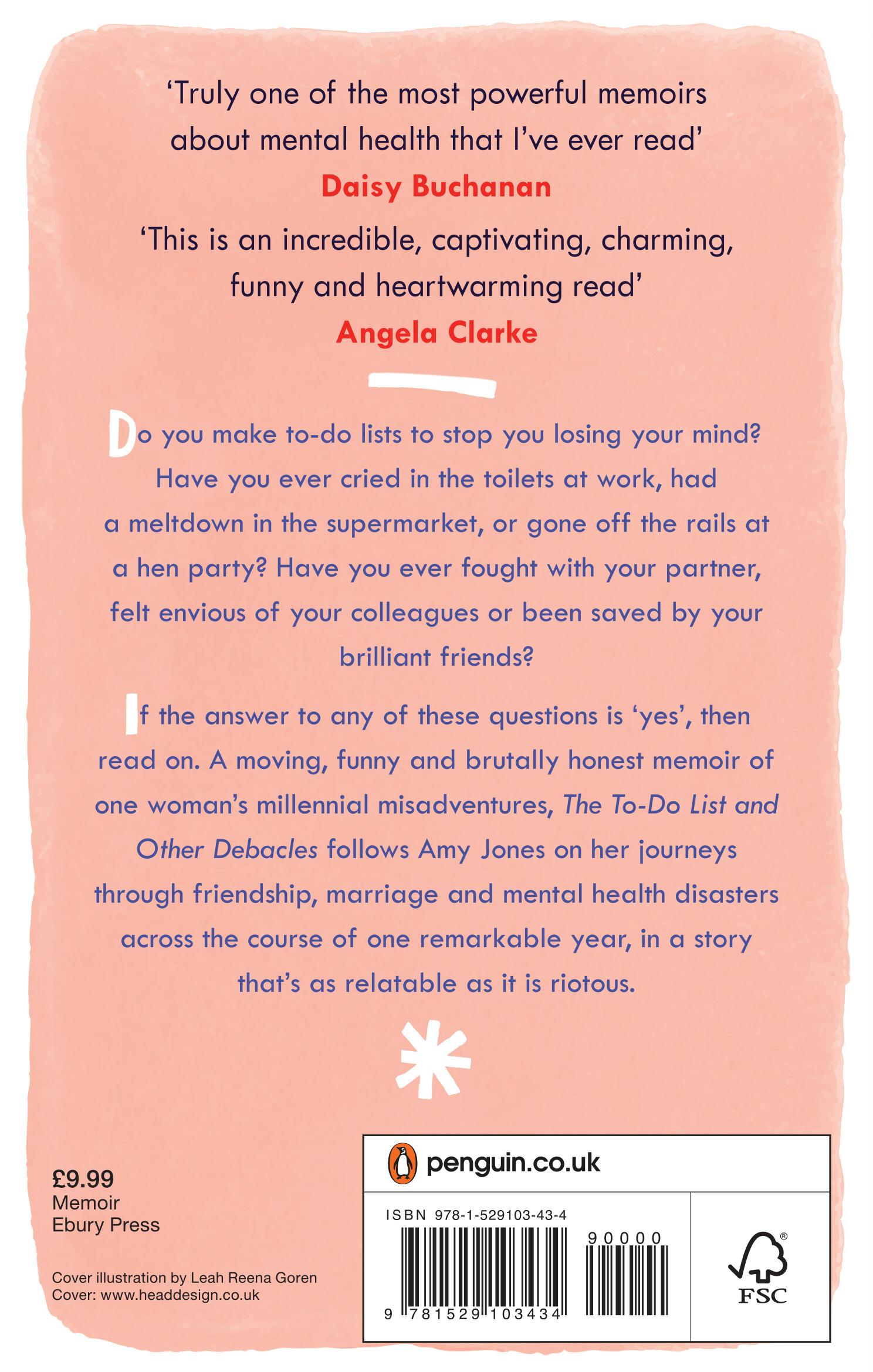 Rückseitencover The To-Do List and Other Debacles