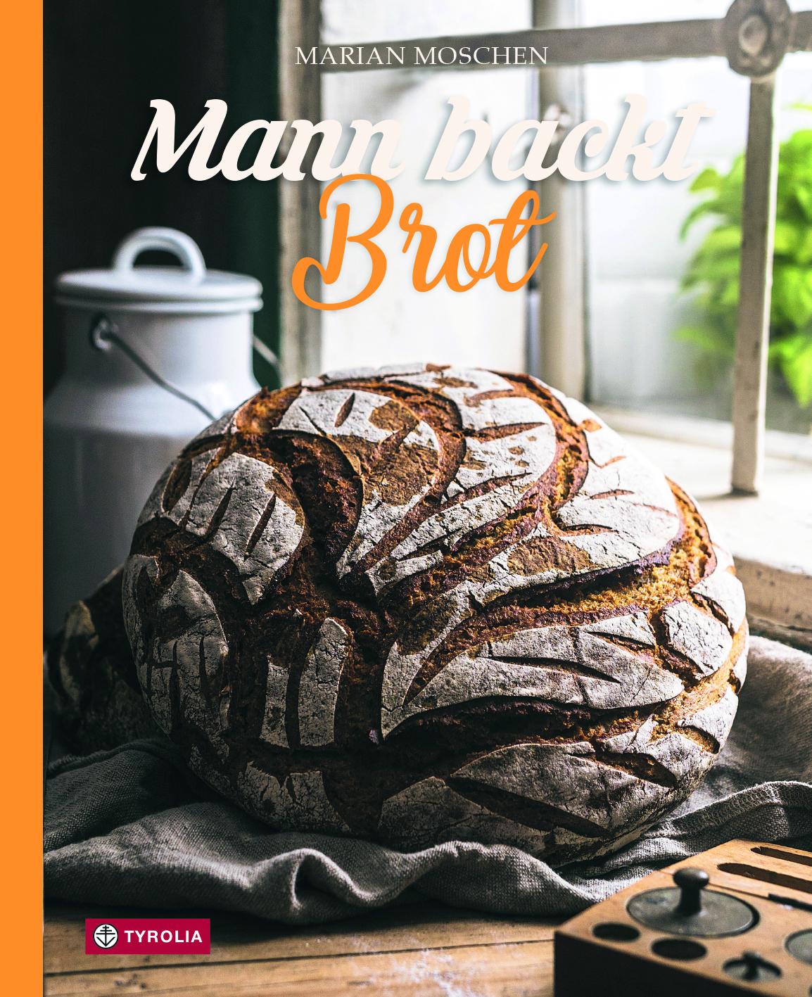 Vorderes Coverbild Mann backt Brot