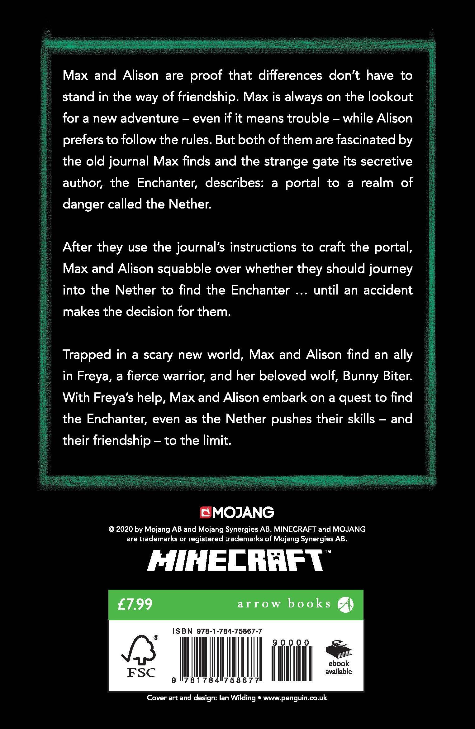 Rückseitencover Minecraft: The Lost Journals