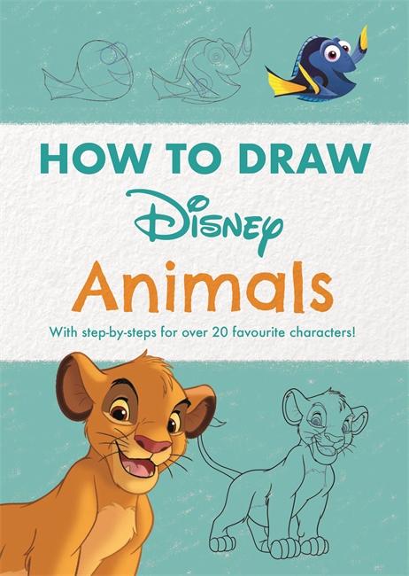 Vorderes Coverbild Disney How to Draw Animals