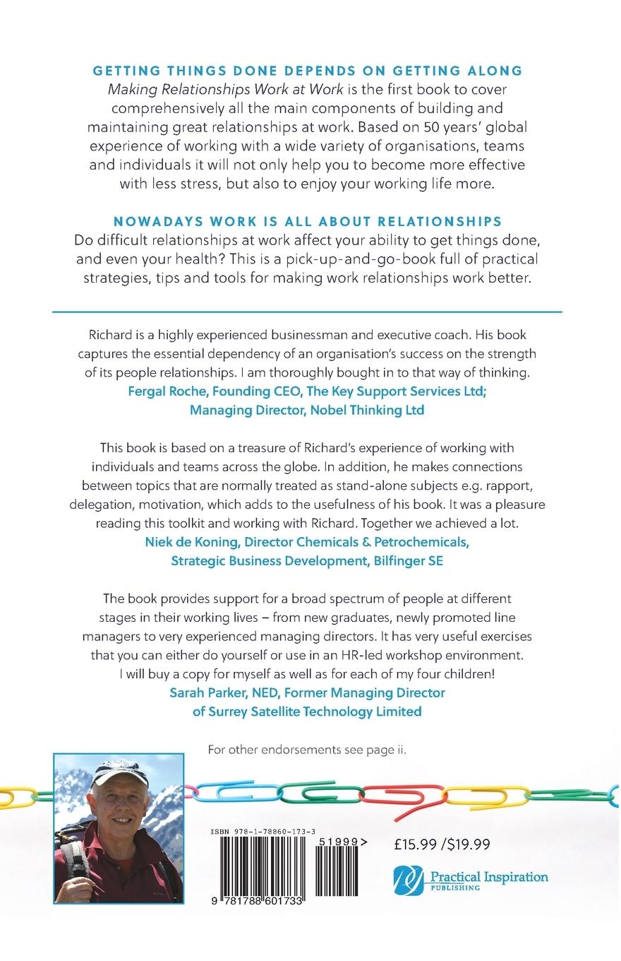 Rückseitencover Making Relationships Work at Work