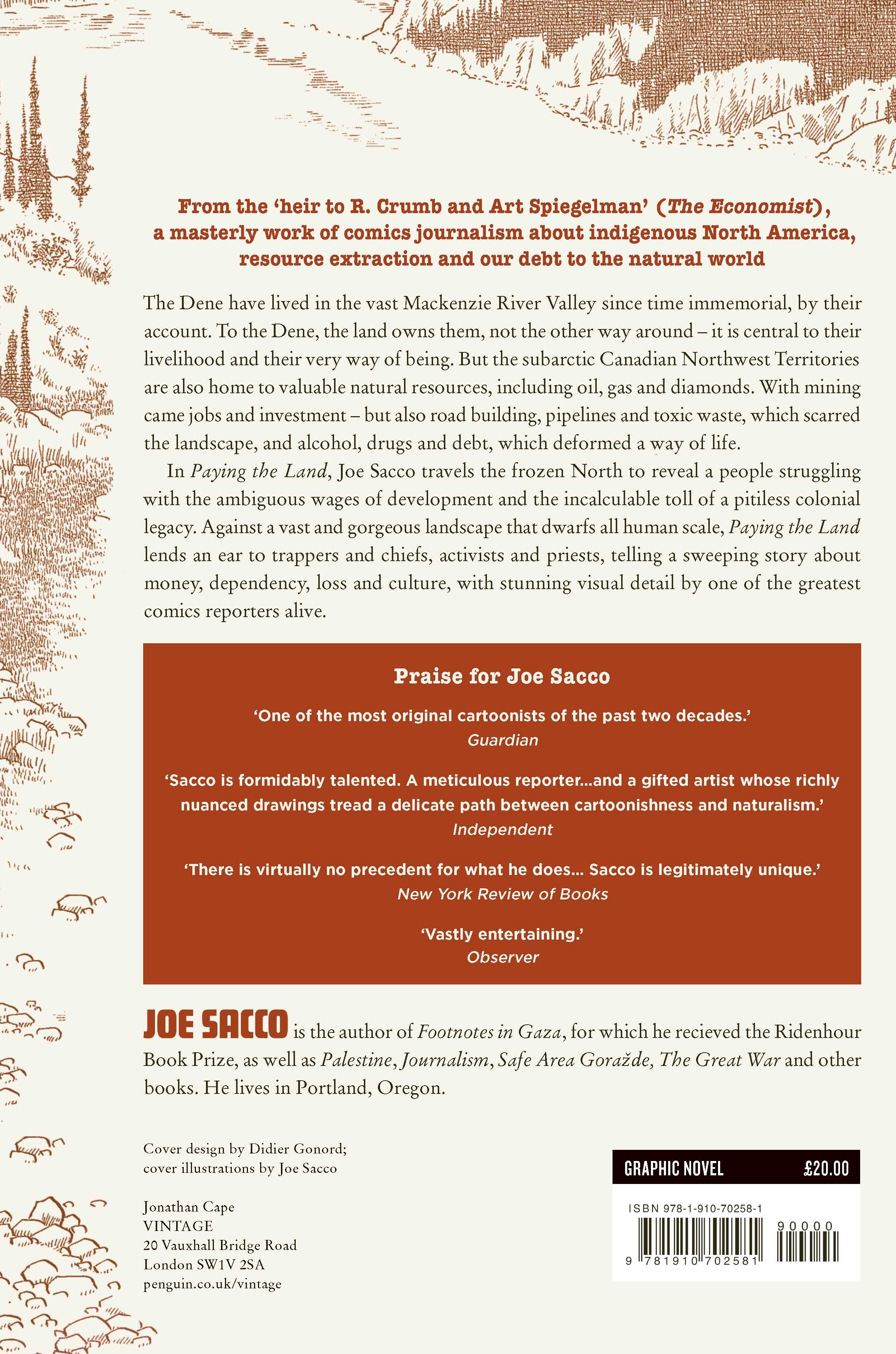 Rückseitencover Paying the Land