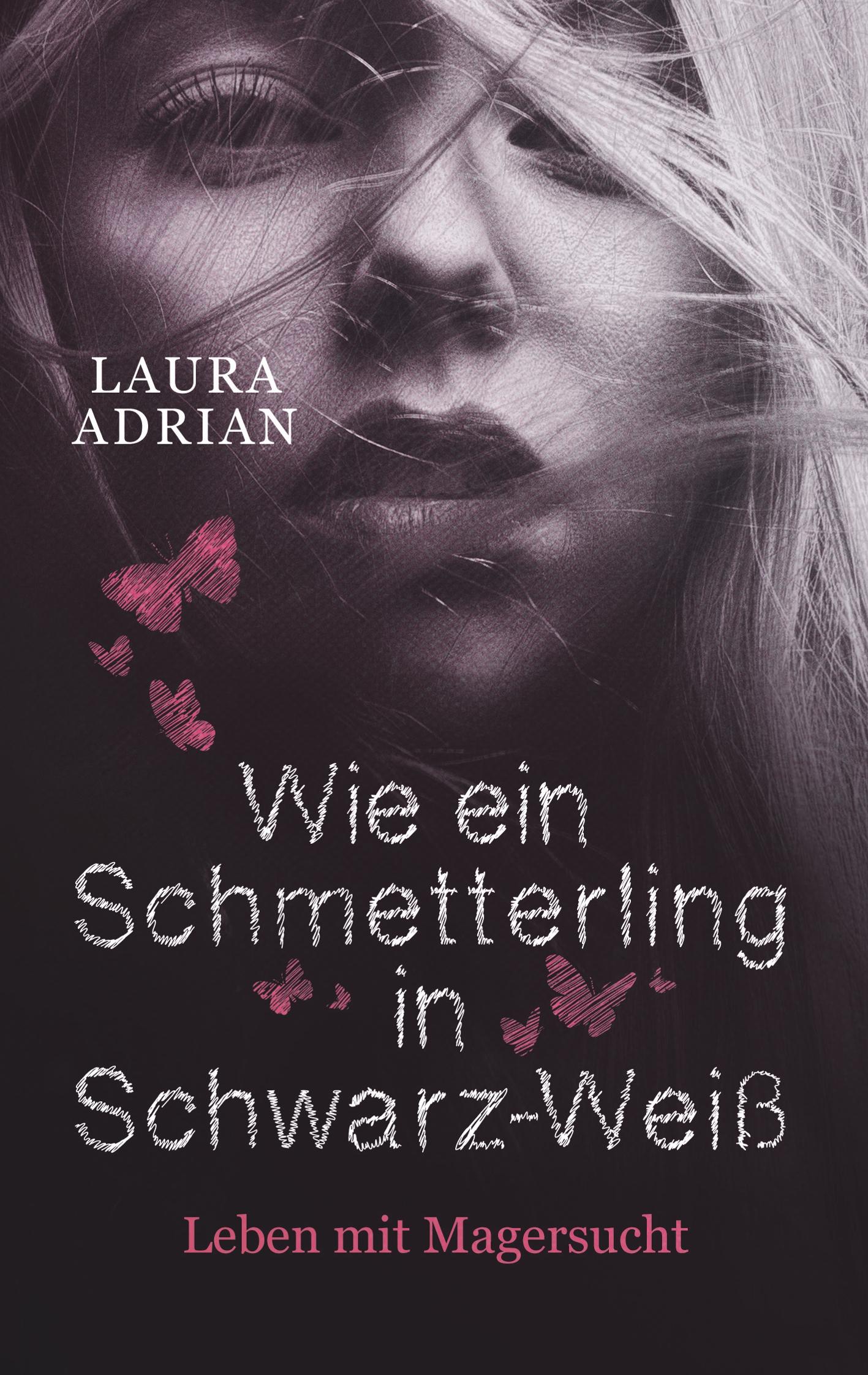 Vorderes Coverbild Wie ein Schmetterling in Schwarz-Weiß