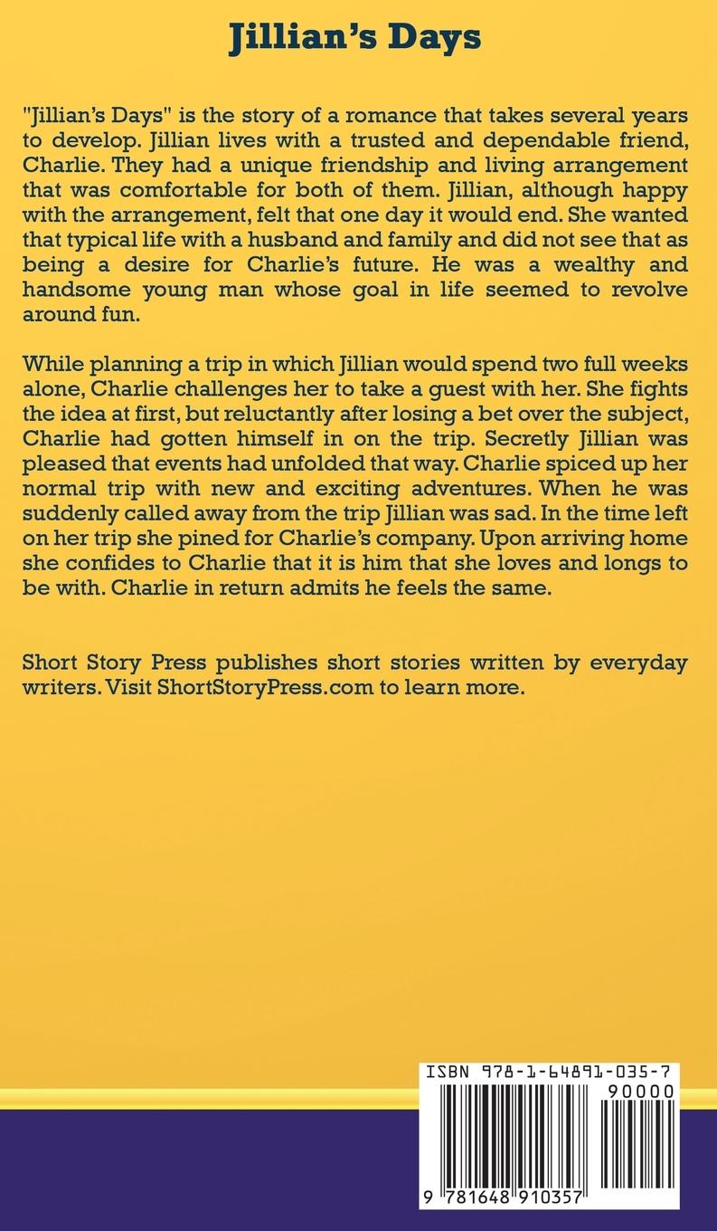 Rückseitencover Short Story Press Presents Jillian's Days