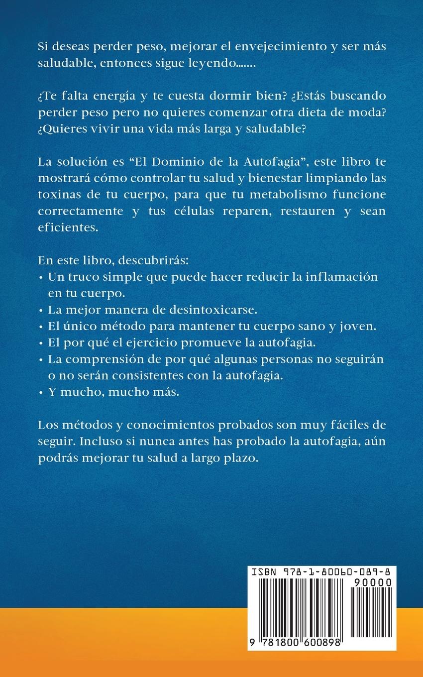 Rückseitencover Dominio de la Autofagia