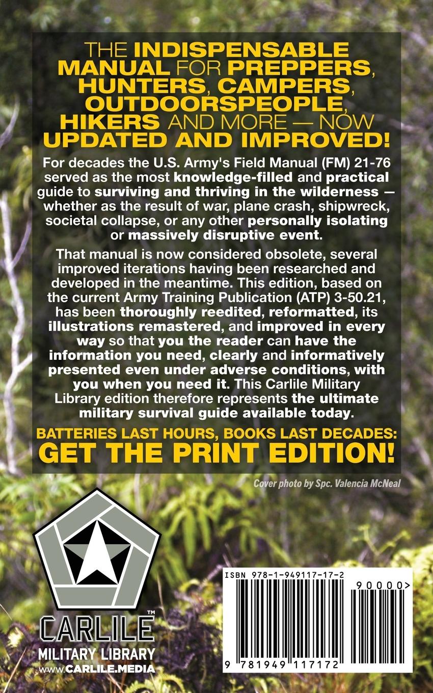 Rückseitencover The US Army Survival Guide - Pocket Edition