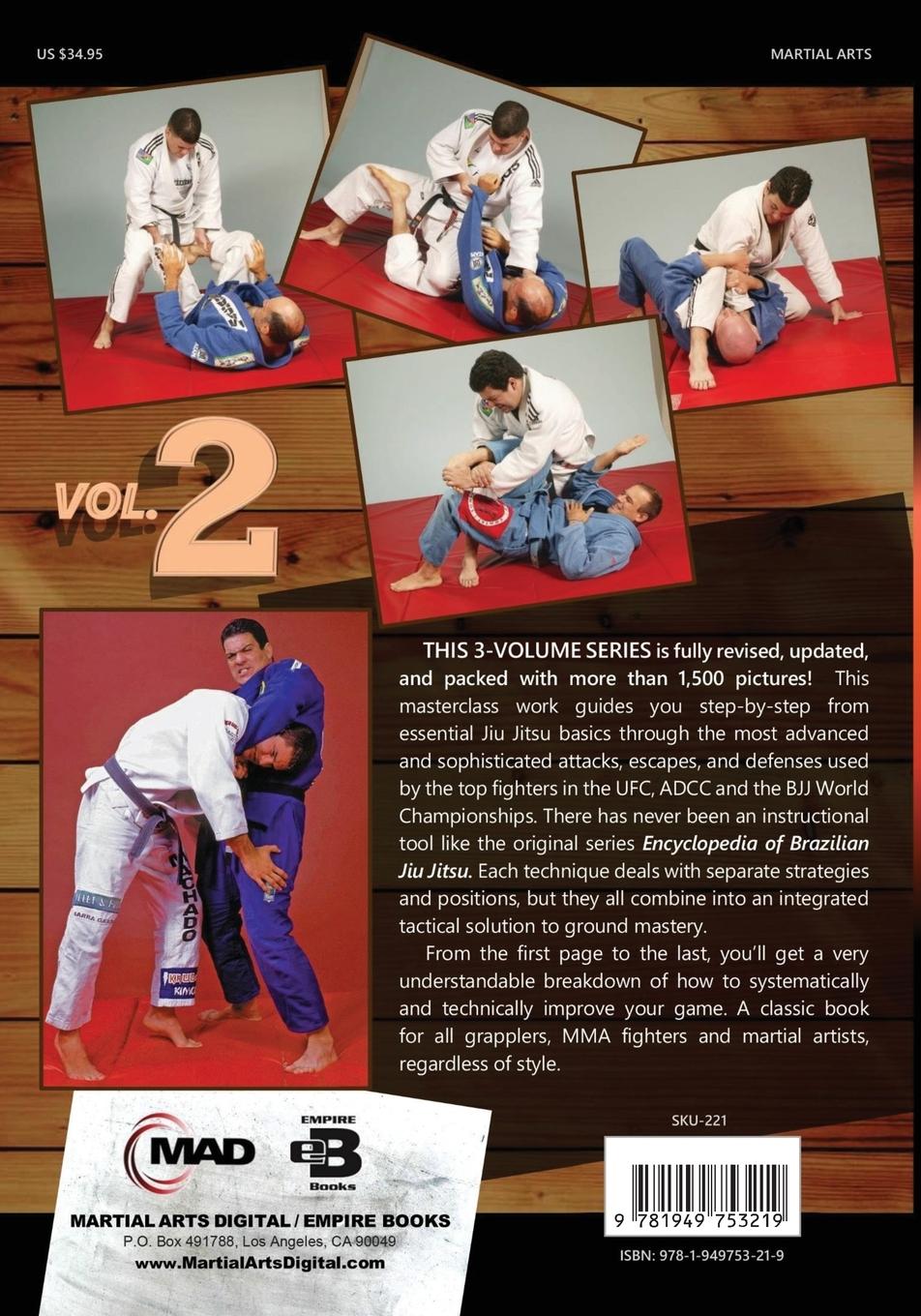 Rückseitencover Encyclopedia of Brazilian Jiu Jitsu Volume 2