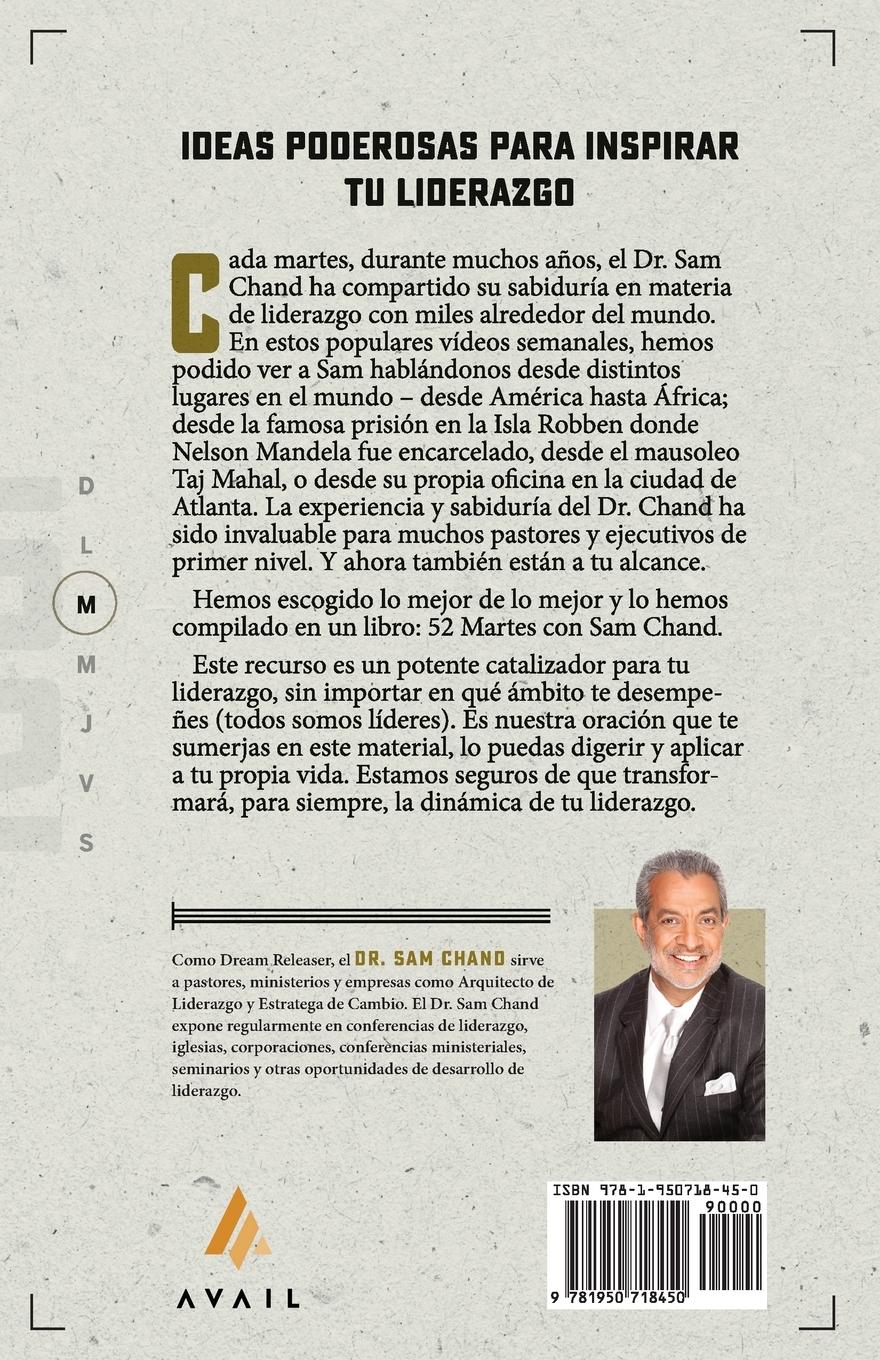 Rückseitencover 52 Martes con Sam Chand