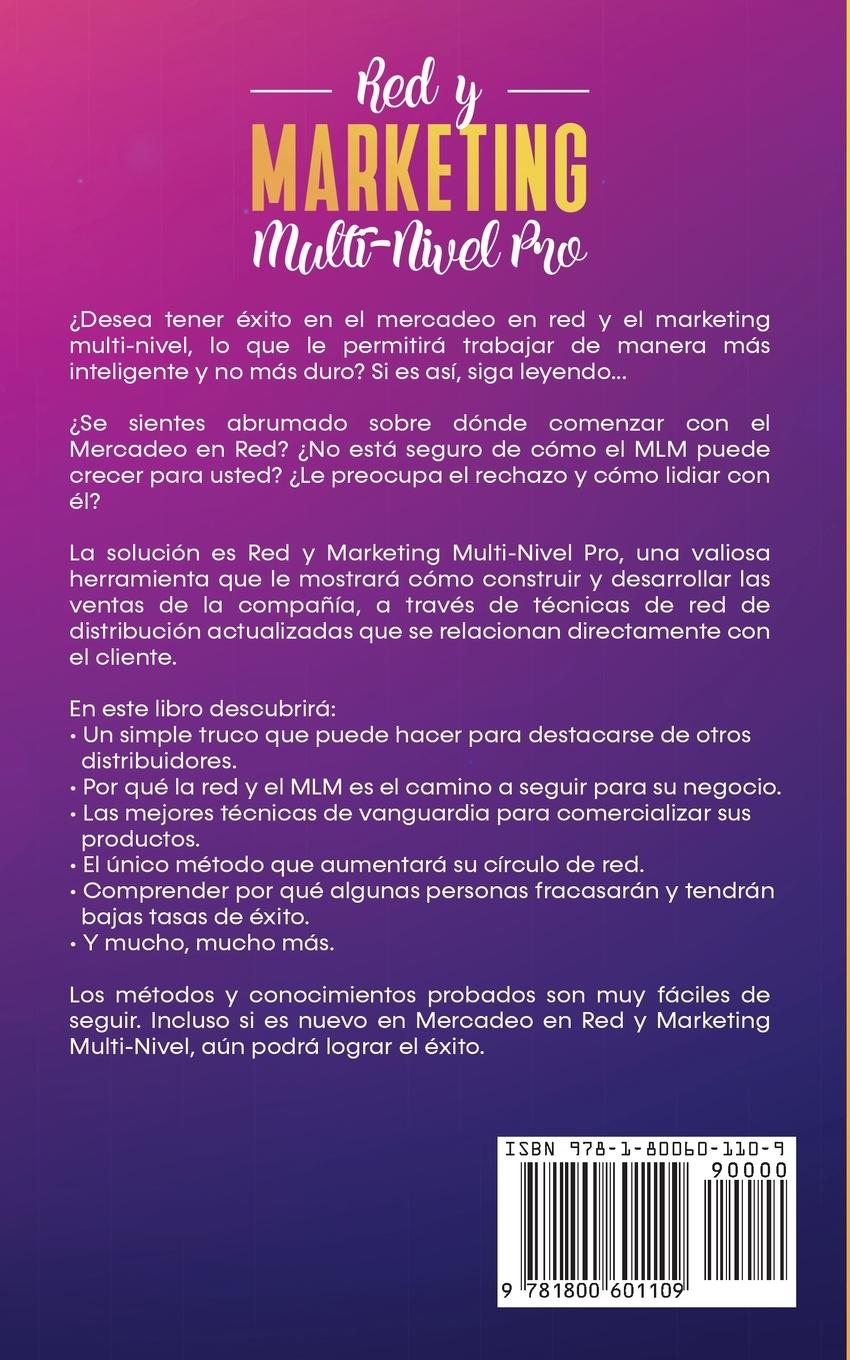 Rückseitencover Red y Marketing Multi-Nivel Pro