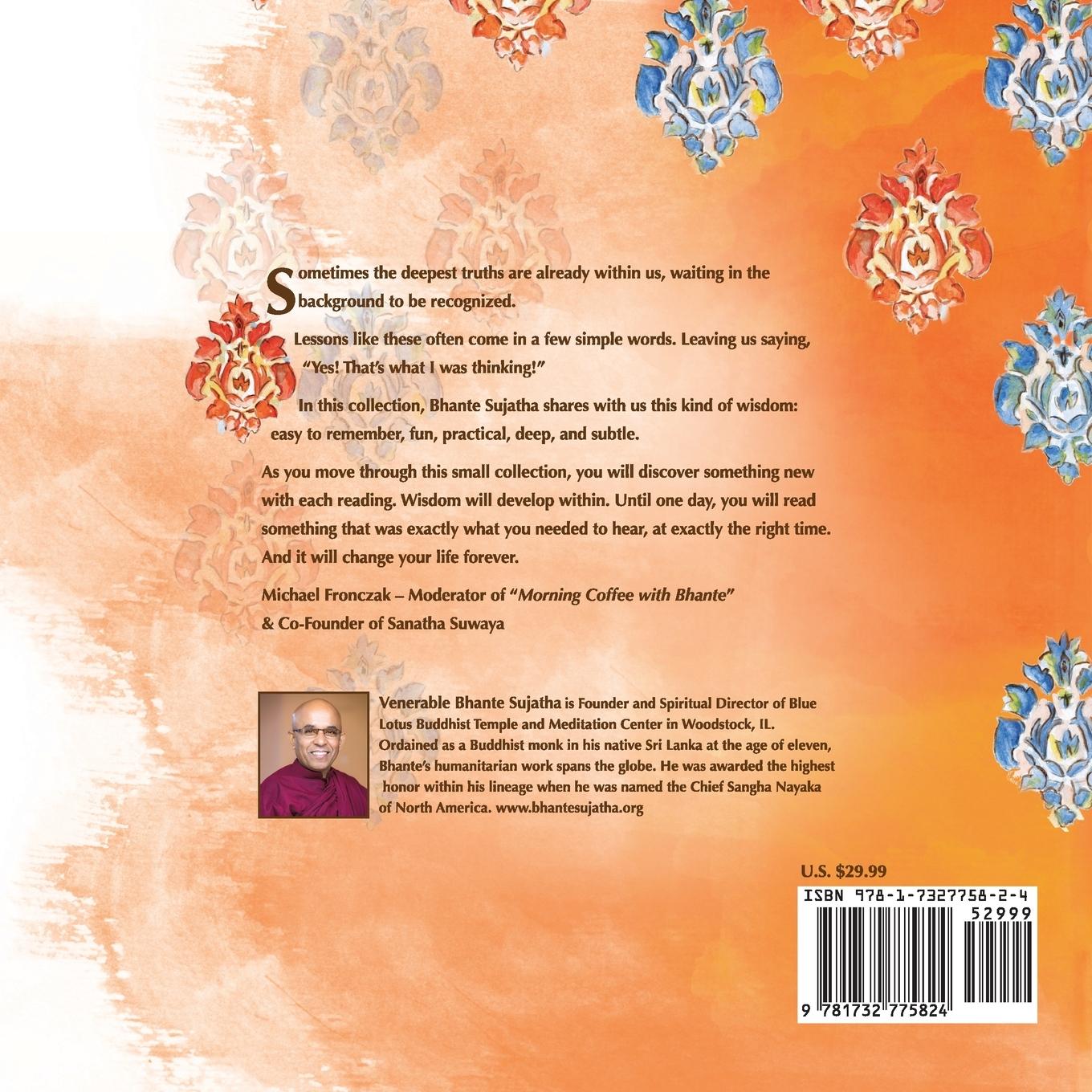 Rückseitencover Morning Coffee with Bhante: A Collection of Inspirational Wisdom