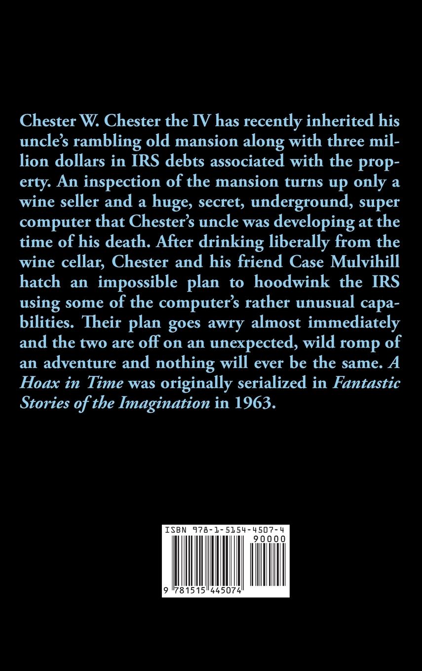 Rückseitencover A Hoax in Time