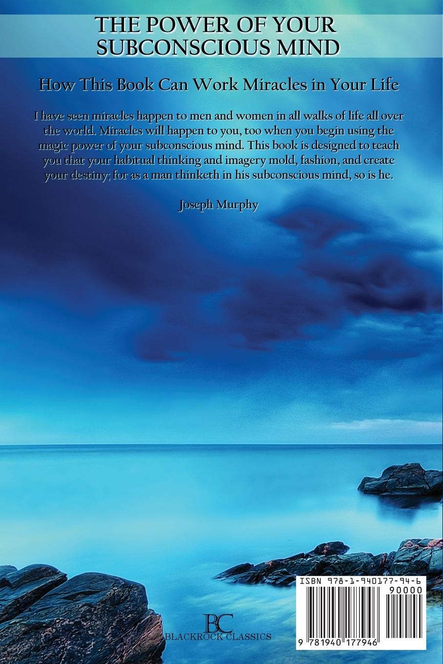 Rückseitencover The Power of Your Subconscious Mind