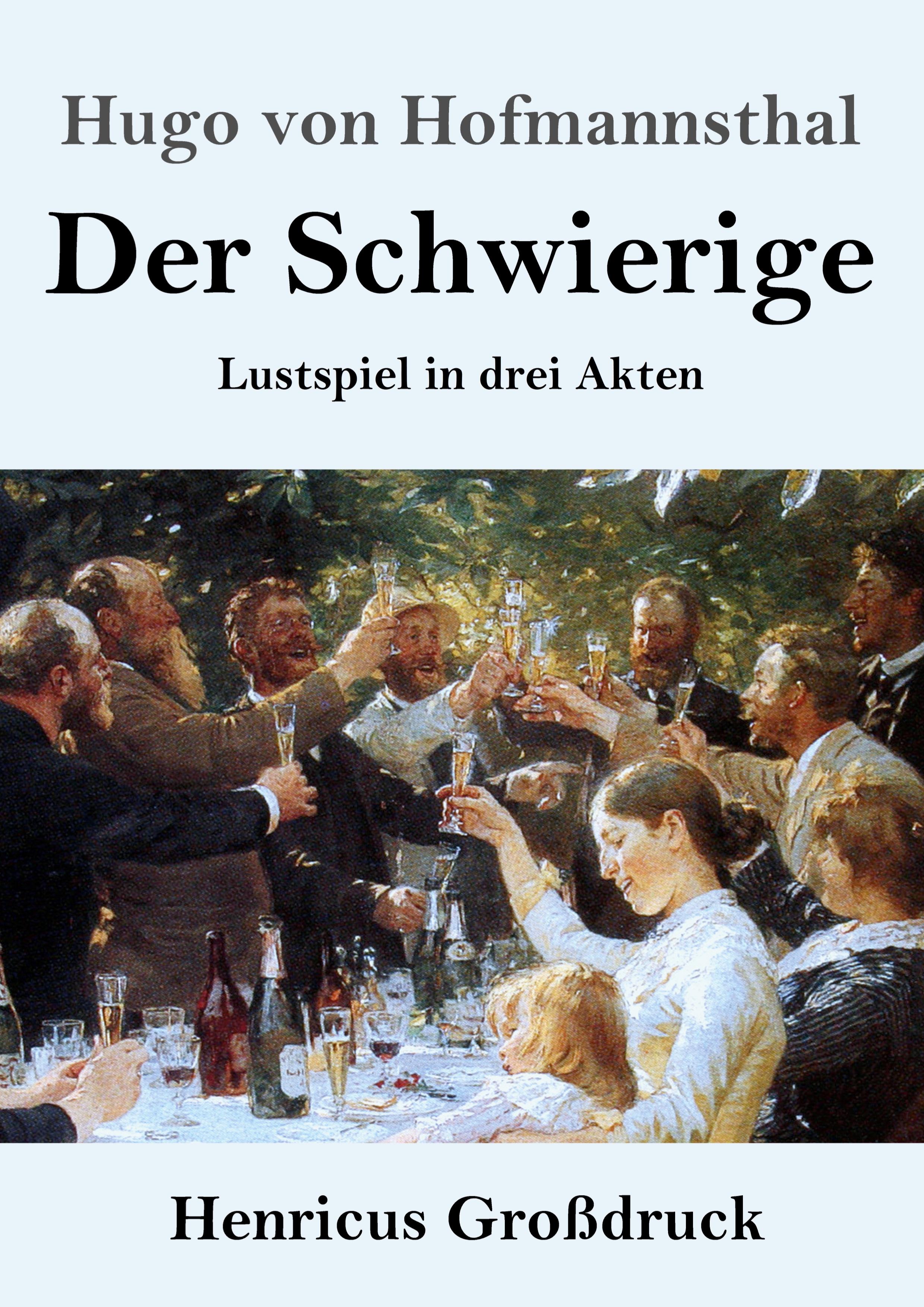 Vorderes Coverbild Der Schwierige (Großdruck)