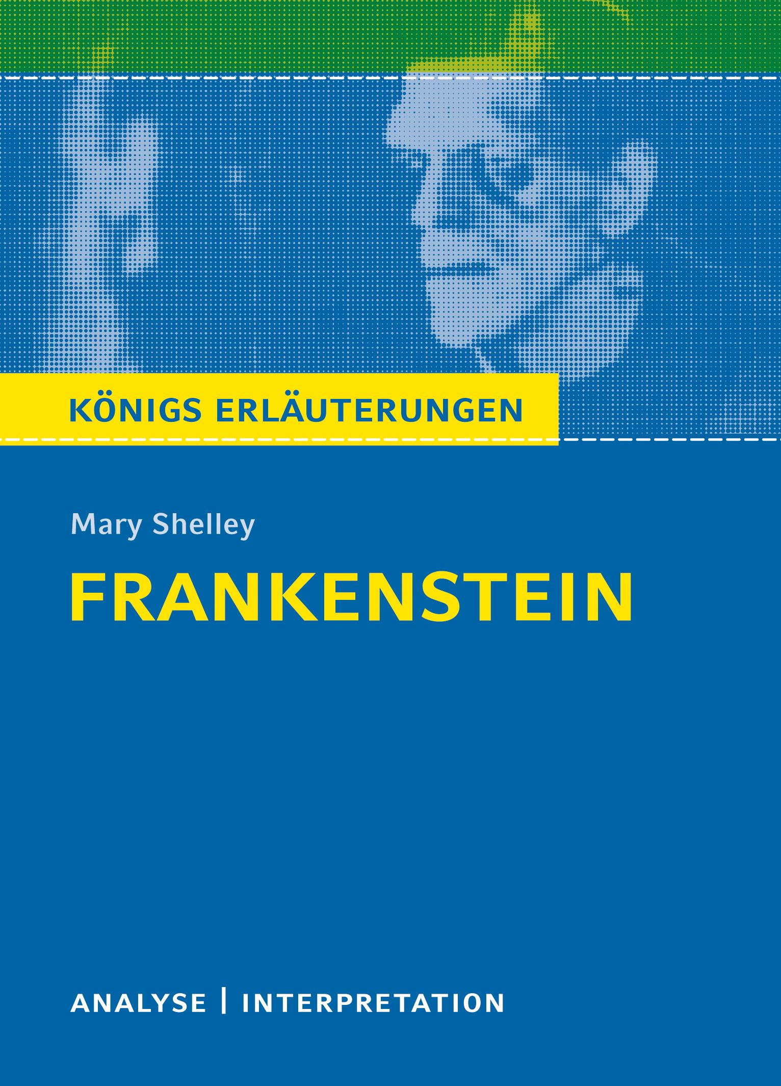 Vorderes Coverbild Frankenstein. Textanalyse und Interpretation