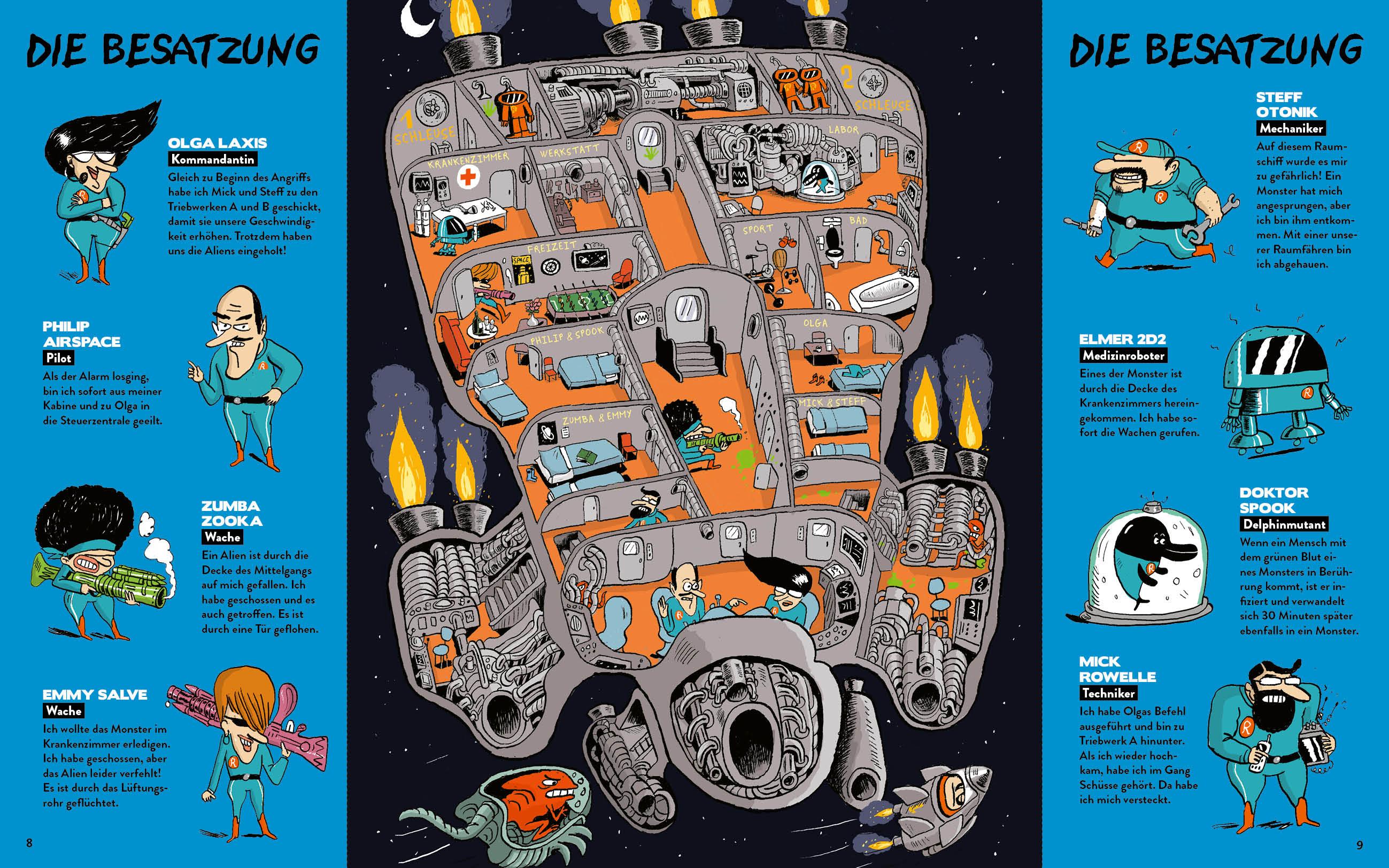 Beispielinhalt (Bild) Mission Mystery - Ein Haus voller Rätsel: Schauriger Gruselspaß - Band 3