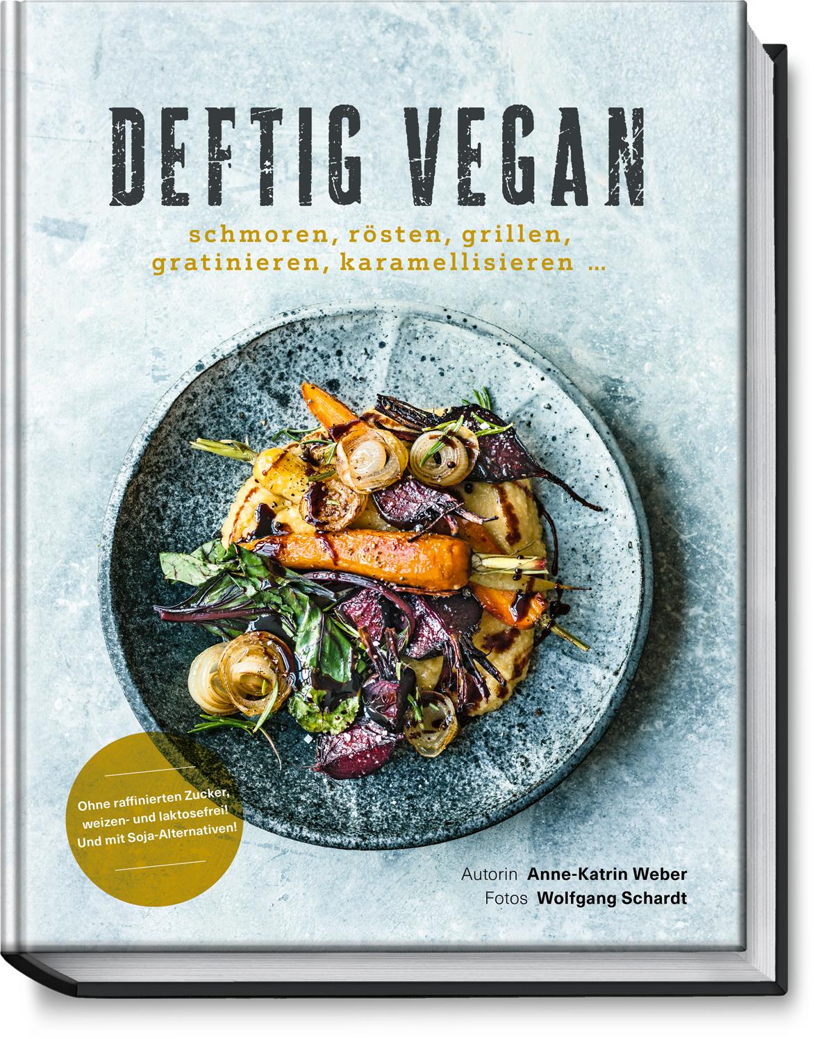 Vorderes Coverbild Deftig vegan