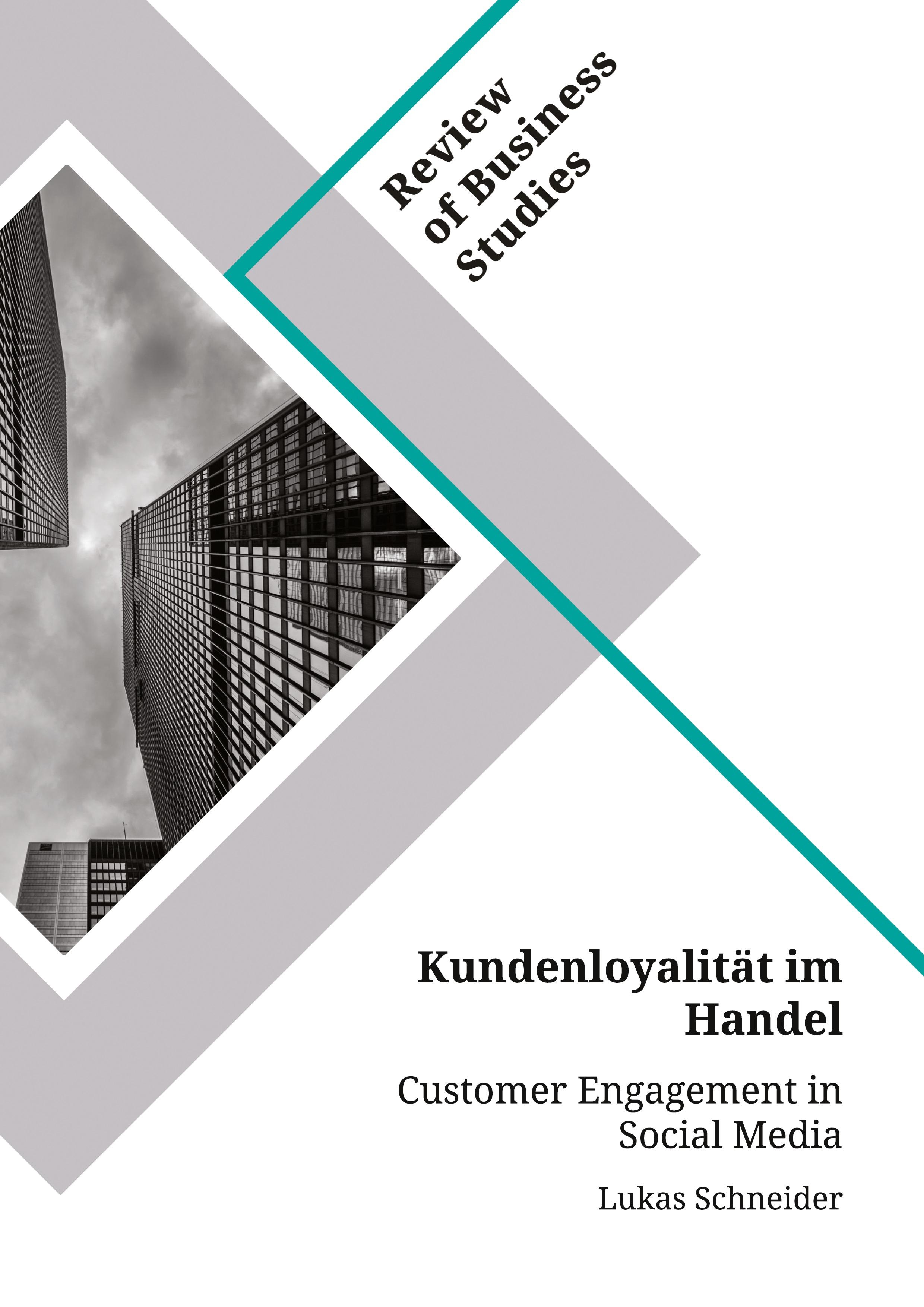 Vorderes Coverbild Kundenloyalität im Handel. Customer Engagement in Social Media