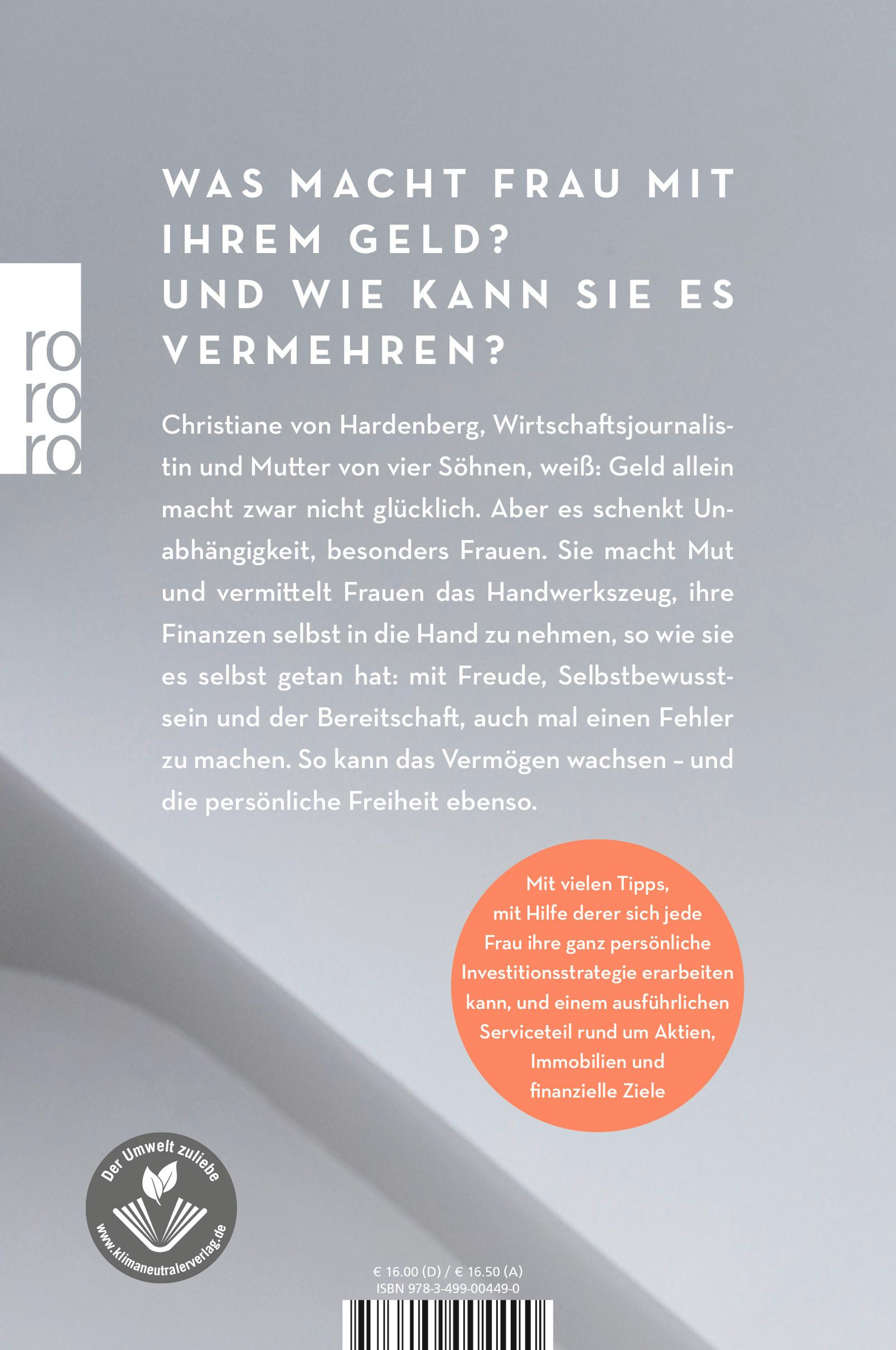 Rückseitencover Selbst investiert die Frau