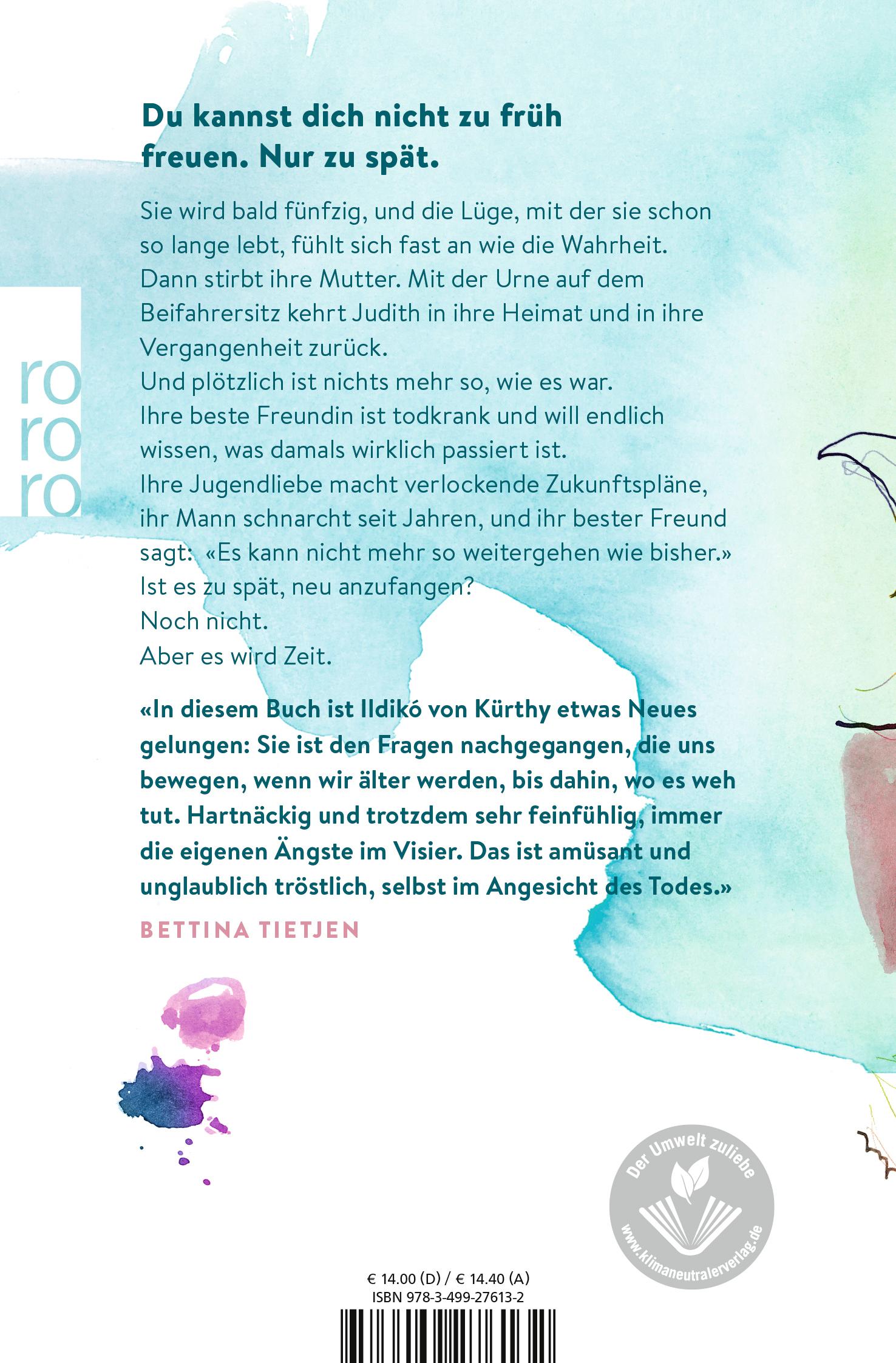 Rückseitencover Es wird Zeit