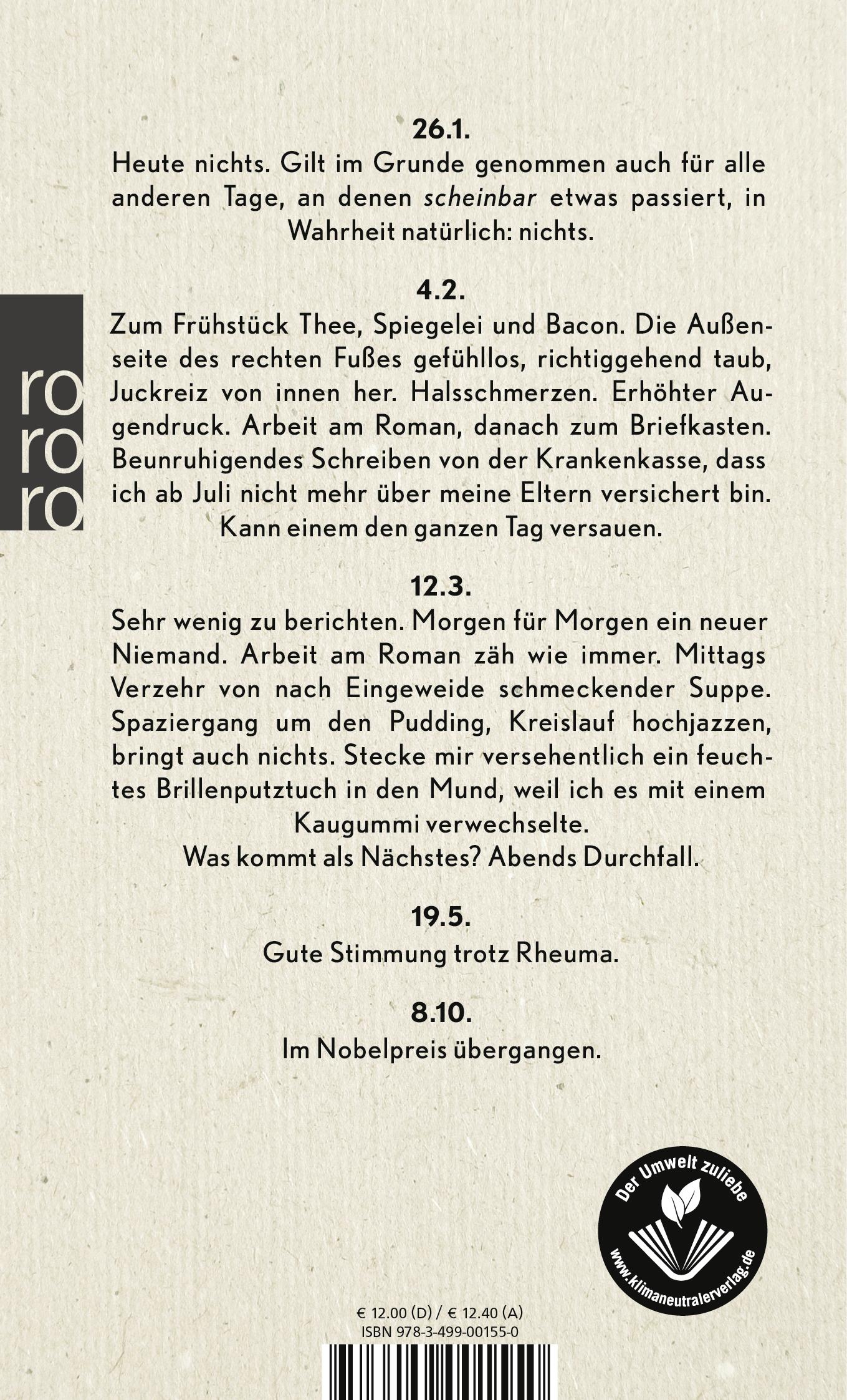 Rückseitencover Nach Notat zu Bett