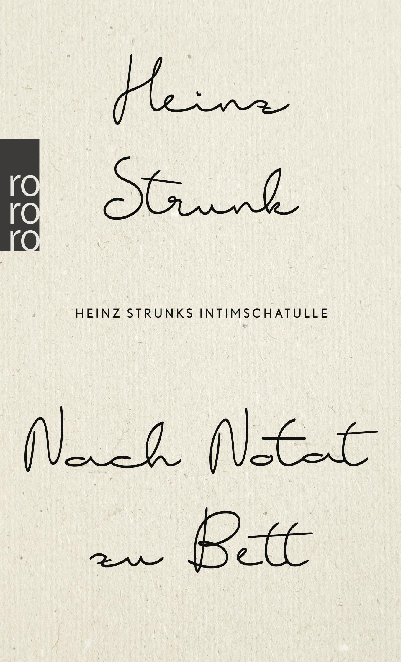 Vorderes Coverbild Nach Notat zu Bett