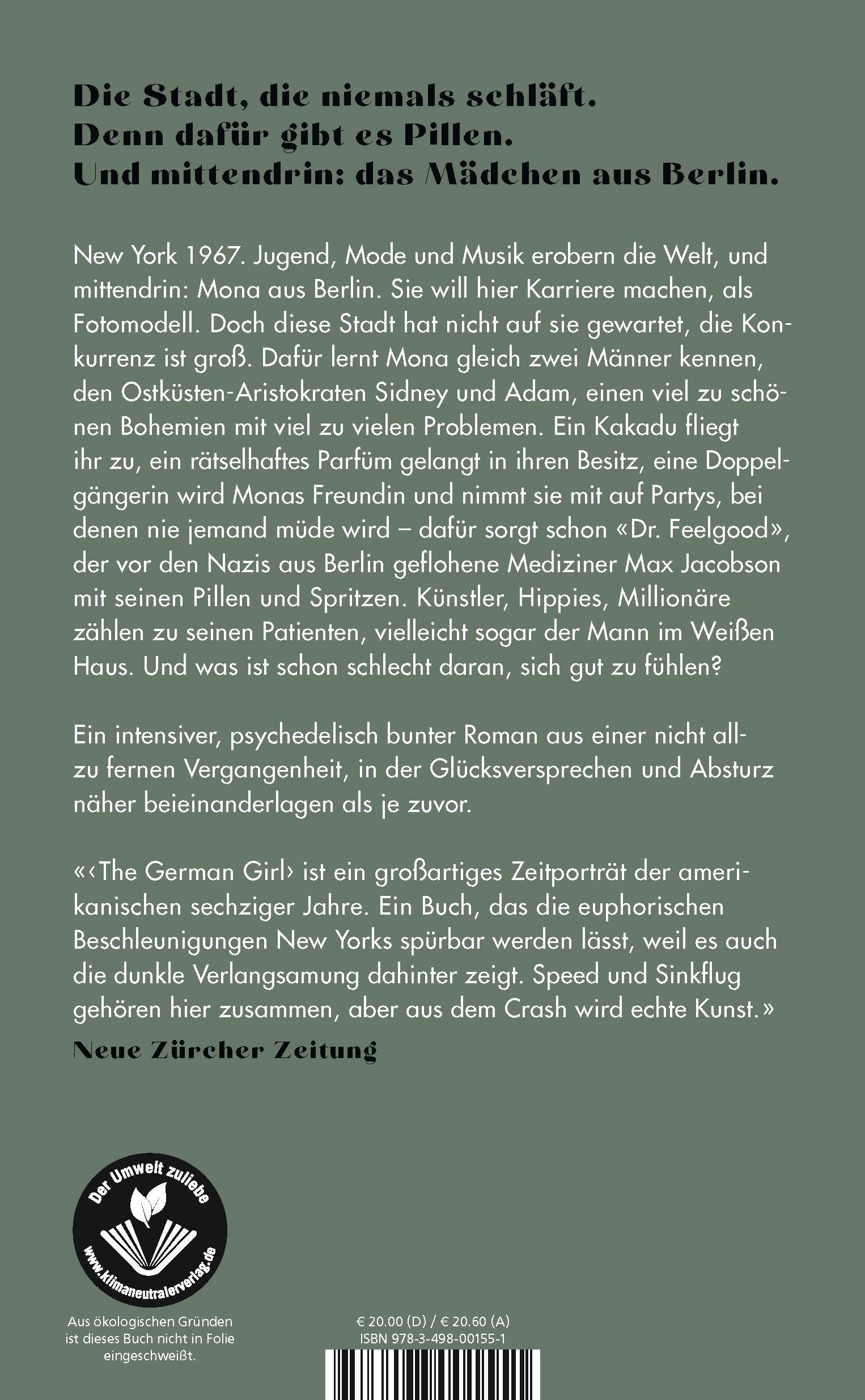 Rückseitencover The German Girl