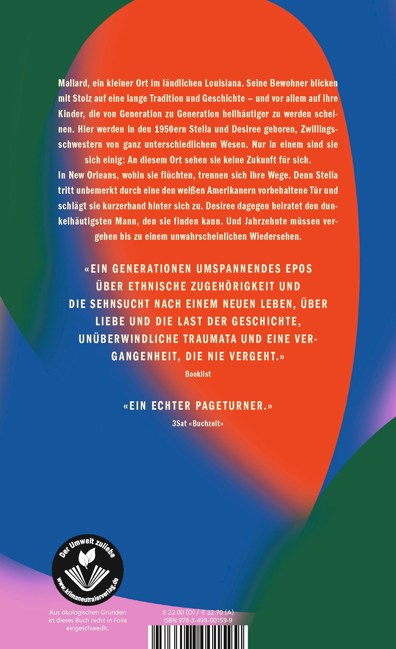 Rückseitencover Die verschwindende Hälfte