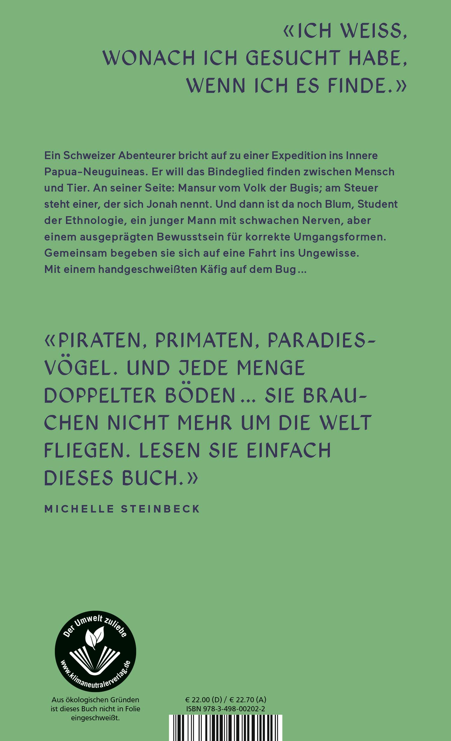 Rückseitencover Buch der geträumten Inseln