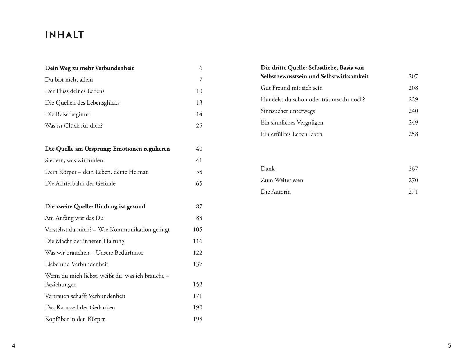 Beispielinhalt (Bild) Die 3 Quellen echten Lebensglücks